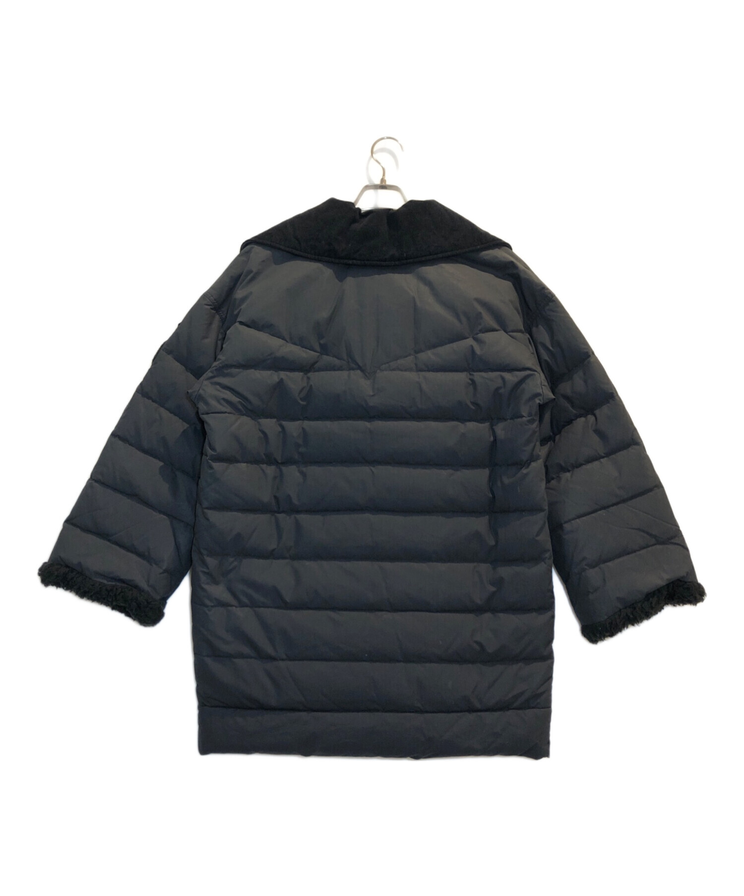 DIESEL / ジャケット/XS/ナイロン/BEG 中古・古着通販】DIESEL (ディーゼル) ボアダウンジャケット ブラック