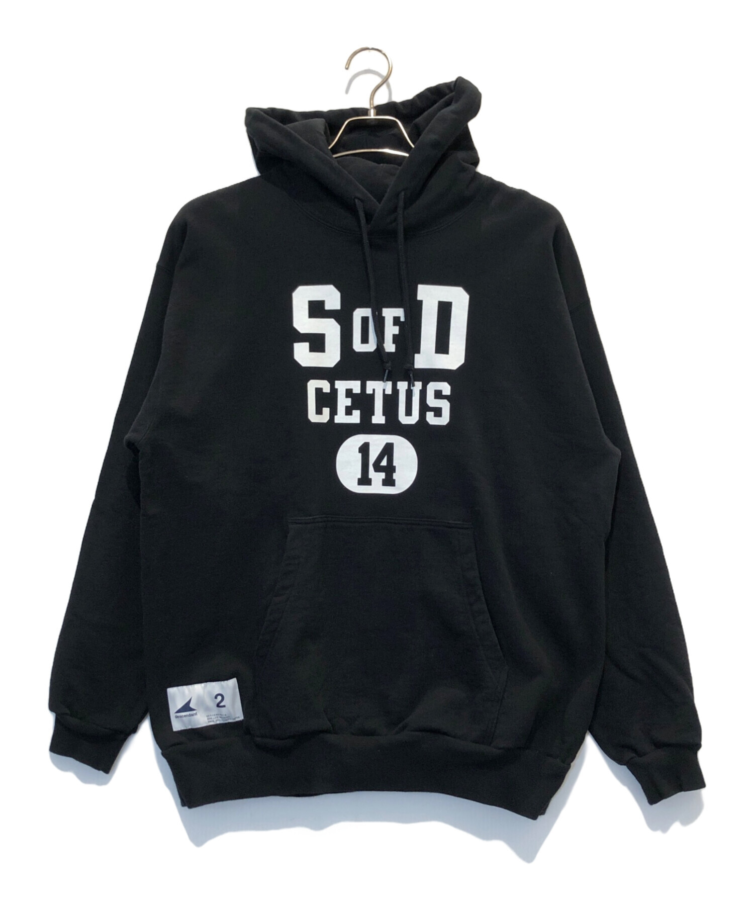 中古・古着通販】DESCENDANT (ディセンダント) SONS HOODIE ブラック