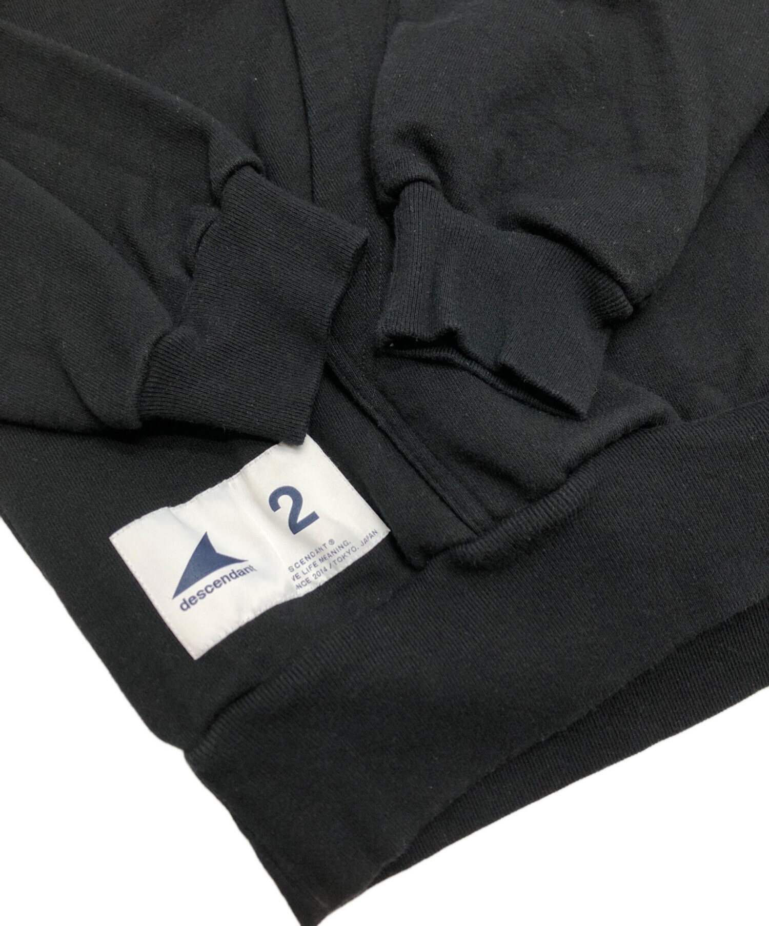 中古・古着通販】DESCENDANT (ディセンダント) SONS HOODIE ブラック 