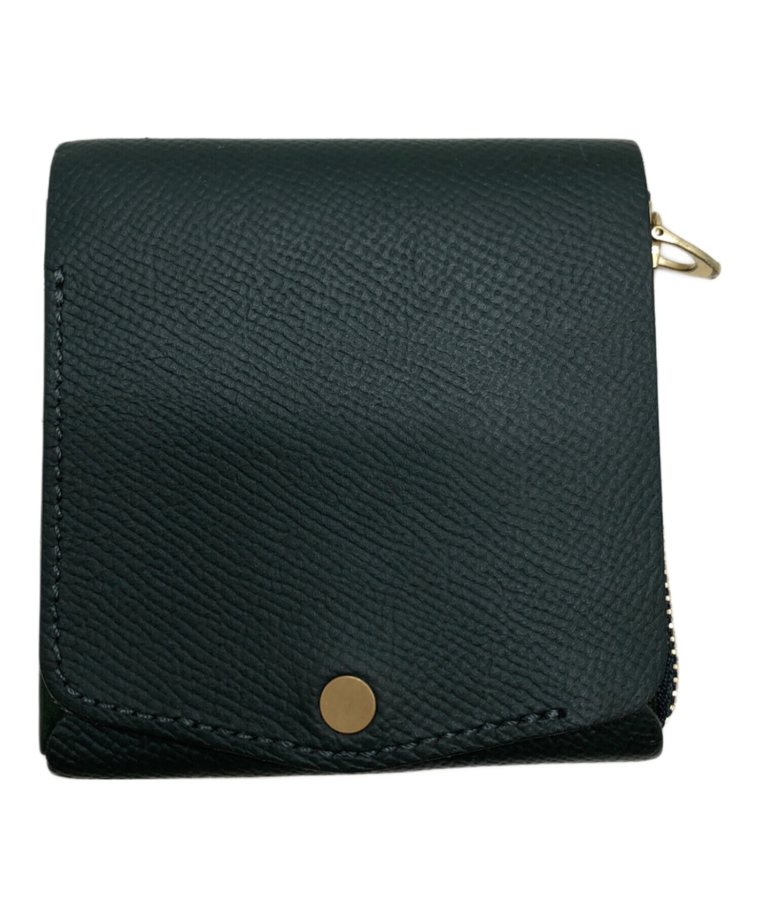中古・古着通販】MOKU (モク) 小さく薄い財布 グリーン｜ブランド