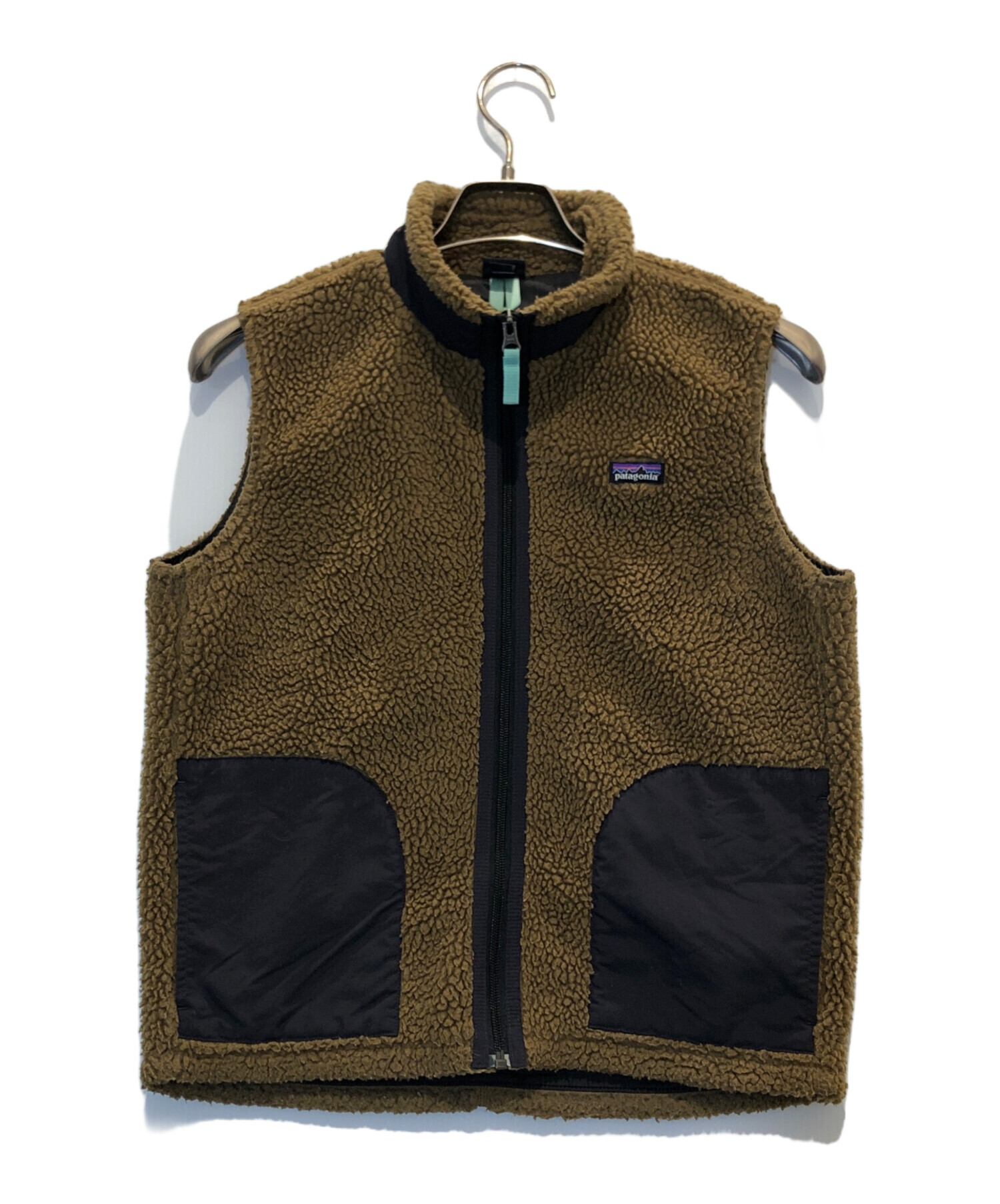 中古・古着通販】Patagonia (パタゴニア) ボアベスト ブラウン サイズ