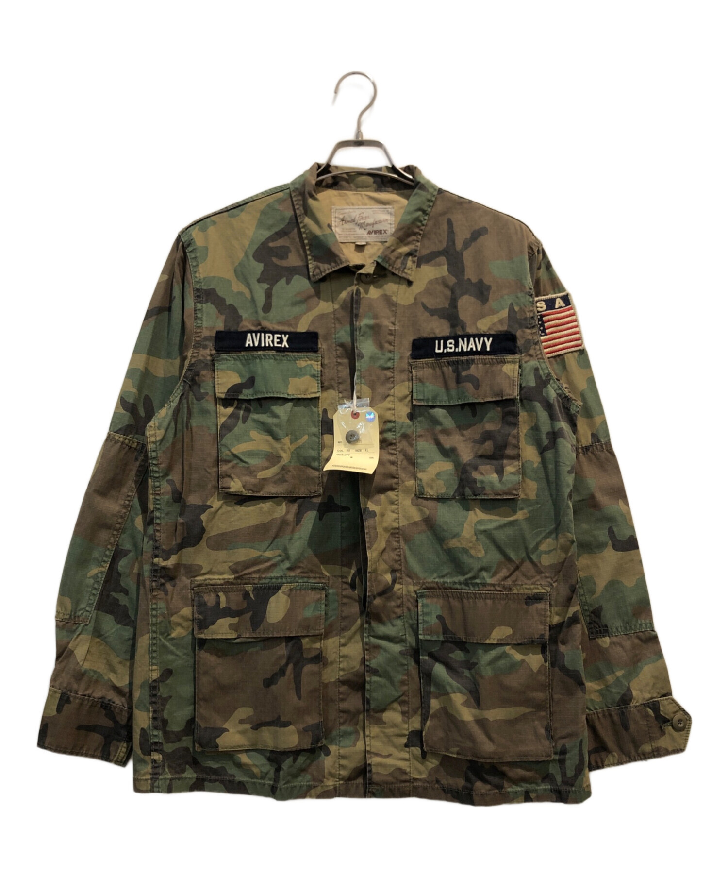 AVIREX トラッカージャケット アメリカ ミリタリー アヴィレックス 古着 中古・古着通販】AVIREX (アヴィレックス) ミリタリージャケット
