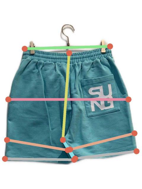 SUNG1975　完売品　ハーフパンツ+Tシャツ 中古・古着通販】SUNG1975 (ソン) ハーフパンツ ブルー サイズ:FREE
