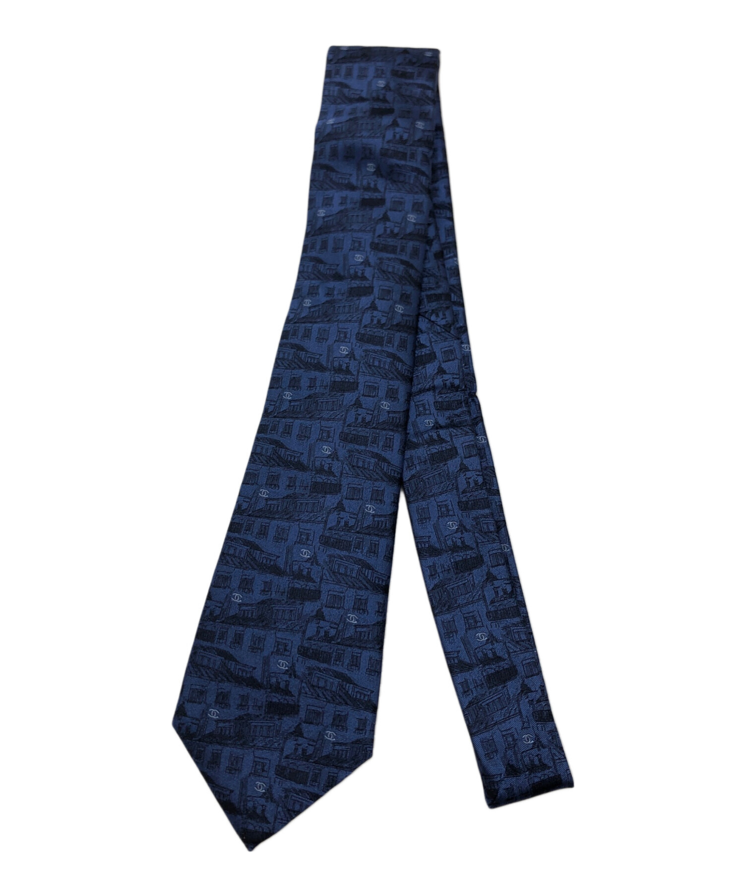 中古・古着通販】CHANEL (シャネル) ネクタイ ブルー サイズ:表記なし