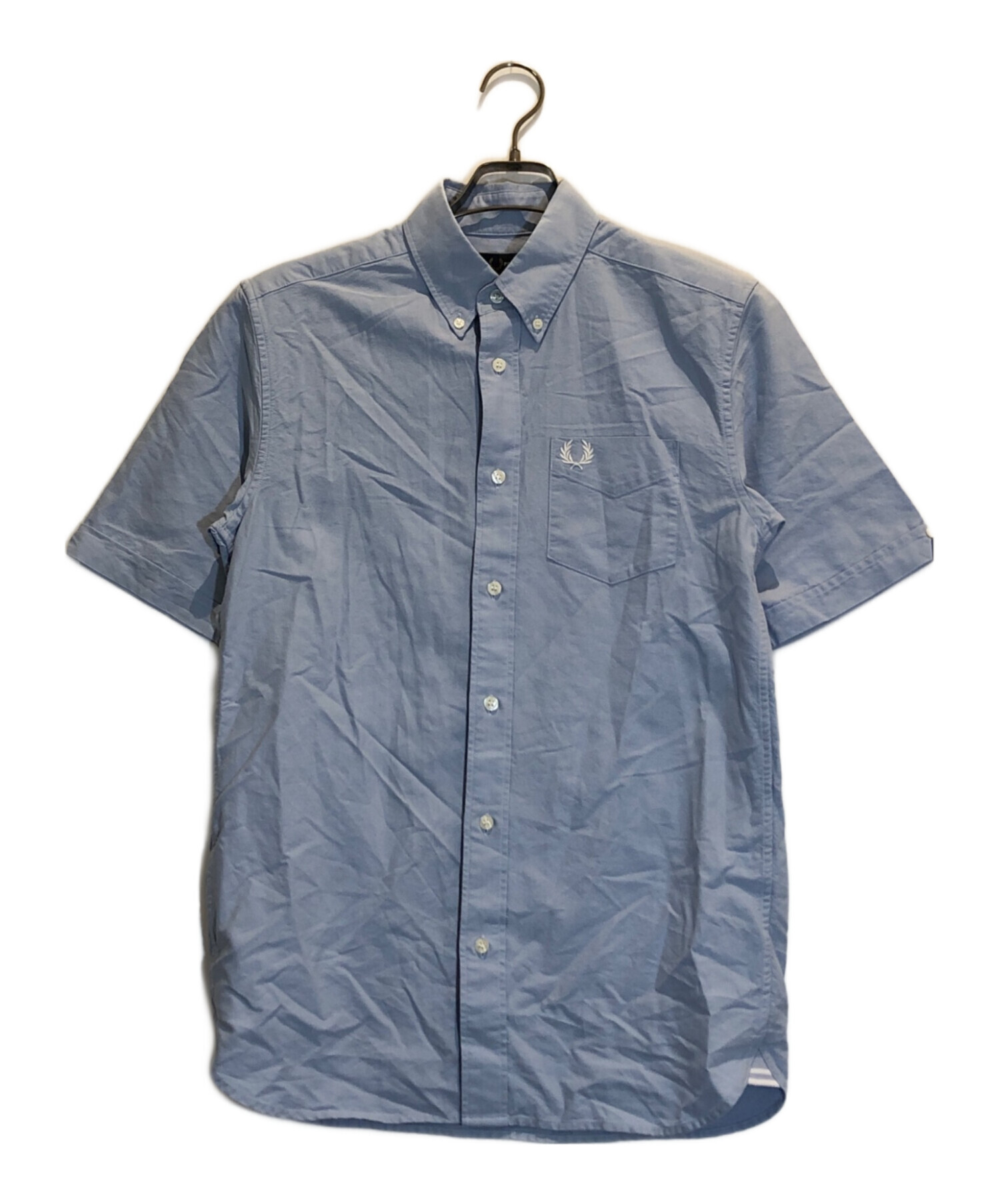 中古・古着通販】FRED PERRY (フレッドペリー) 半袖シャツ ブルー 