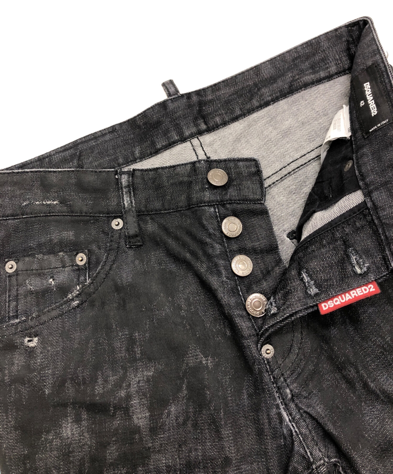 中古・古着通販】DSQUARED2 (ディースクエアード) コーティングデニム