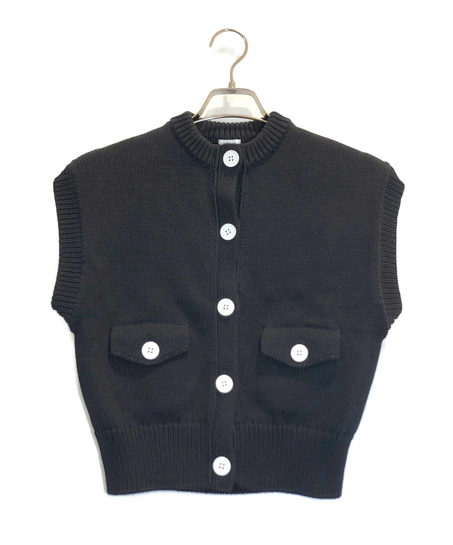 中古・古着通販】LOEFF (ロエフ) コットンナイロンニットベスト