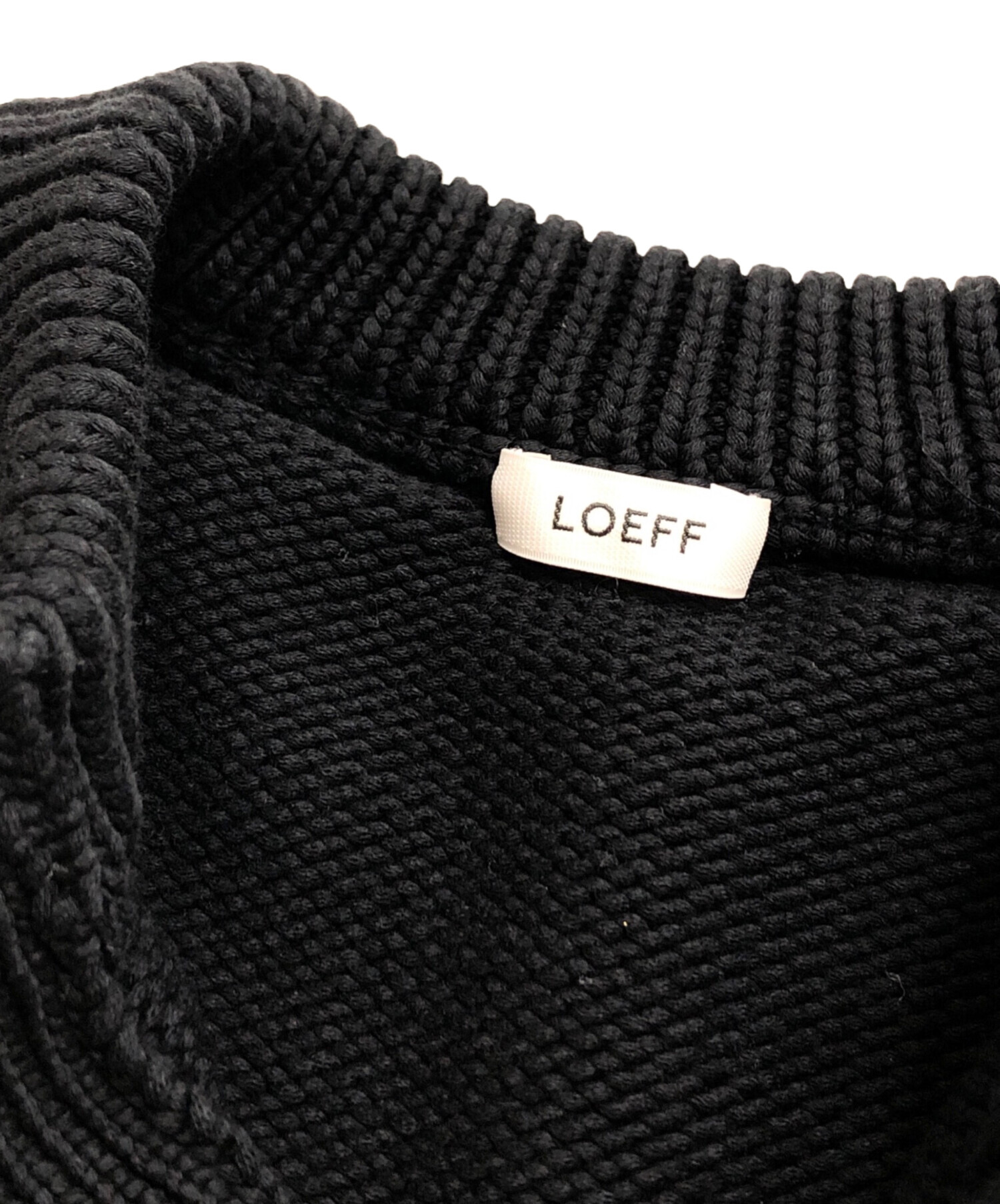 中古・古着通販】LOEFF (ロエフ) コットンナイロンニットベスト