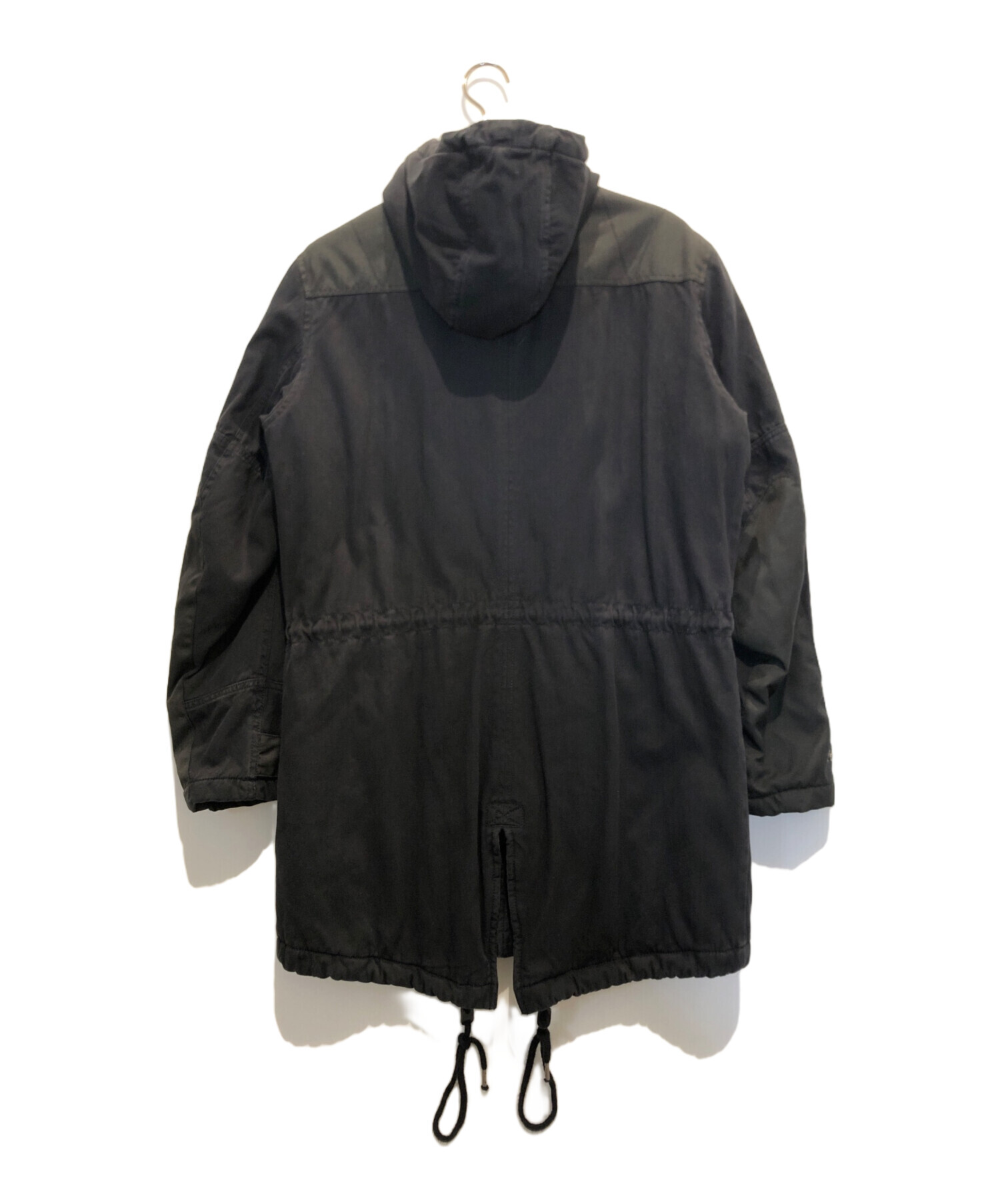 中古・古着通販】DIESEL (ディーゼル) ミリタリージャケット ブラック