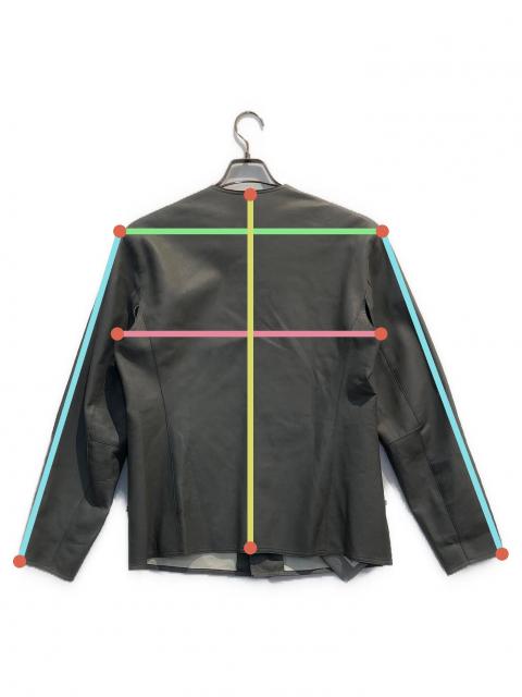 【匿名配送】GIORGIO ARMANI ラムレザー　ジャケット　❤︎ 中古・古着通販】GIORGIO ARMANI (ジョルジョアルマーニ) ラムレザー