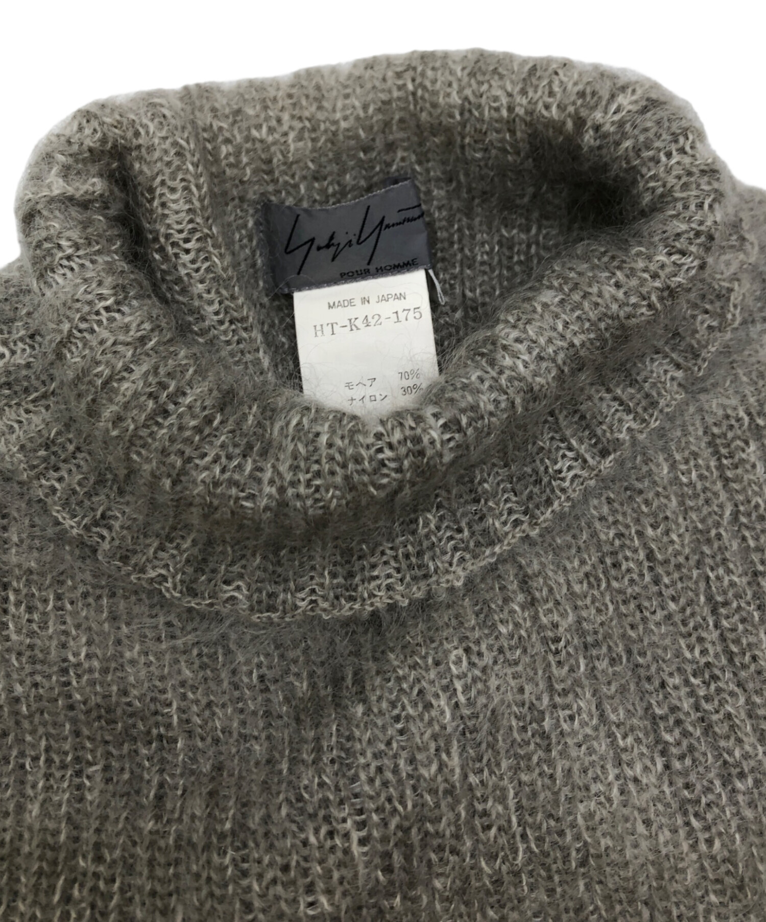 Yohji Yamamoto プールオム 22aw タートル ウールニット 3 Yohji Yamamoto プールオム 22aw タートル ウールニット 3 22aw YOHJI