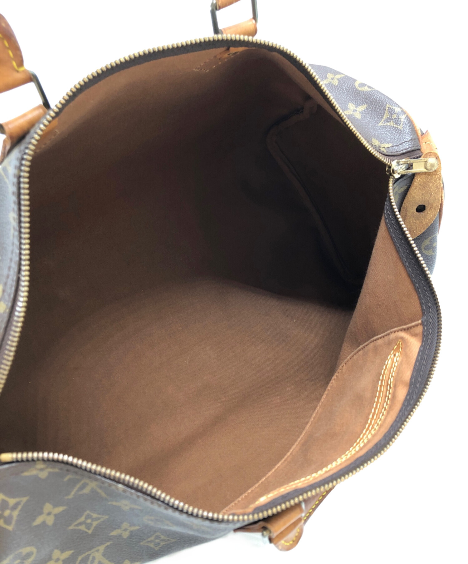 【正規品】ルイヴィトン モノグラム スピーディ40 ハンドバッグ ブラウン 茶色 中古・古着通販】LOUIS VUITTON (ルイ ヴィトン) モノグラム