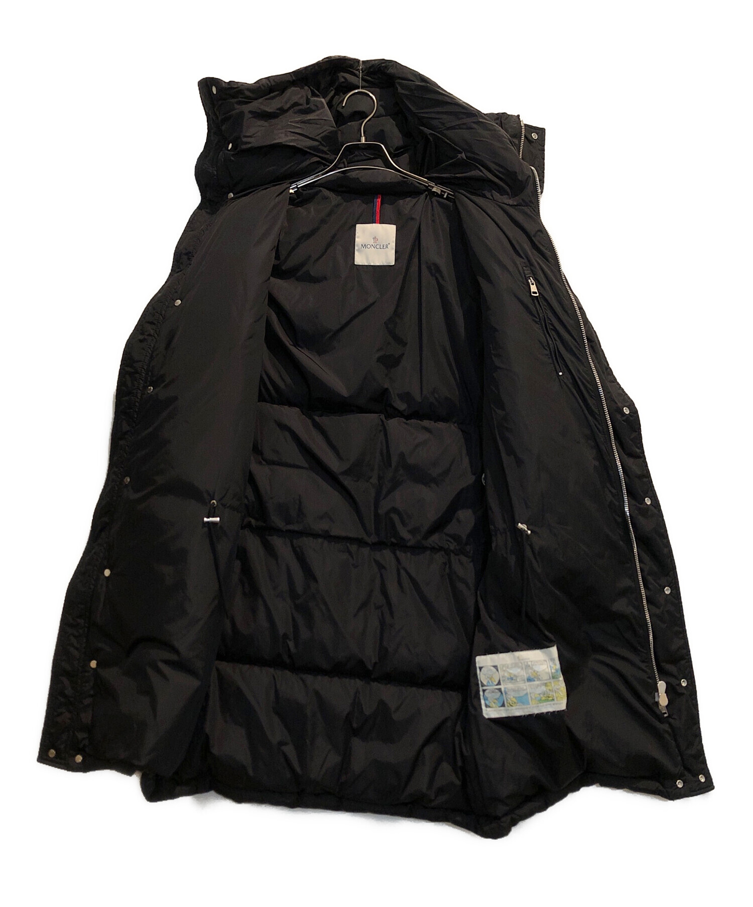 中古・古着通販】MONCLER (モンクレール) ダウンコート ブラック