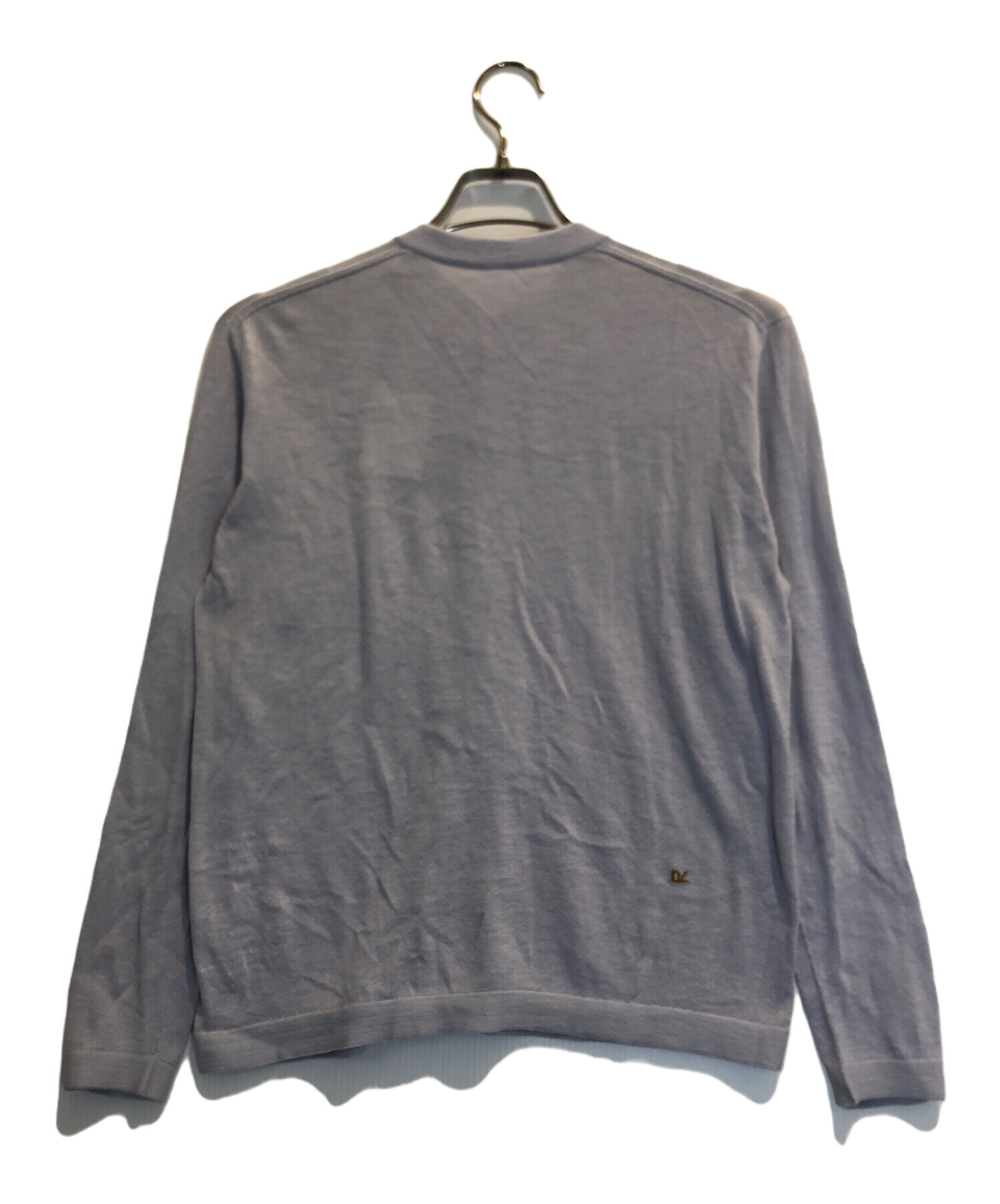 45R フォーティーファイブアール リネン混カーディガン　薄手　Mサイズ　グレー 45R フォーティーファイブアール リネン混カーディガン 薄手 Mサイズ