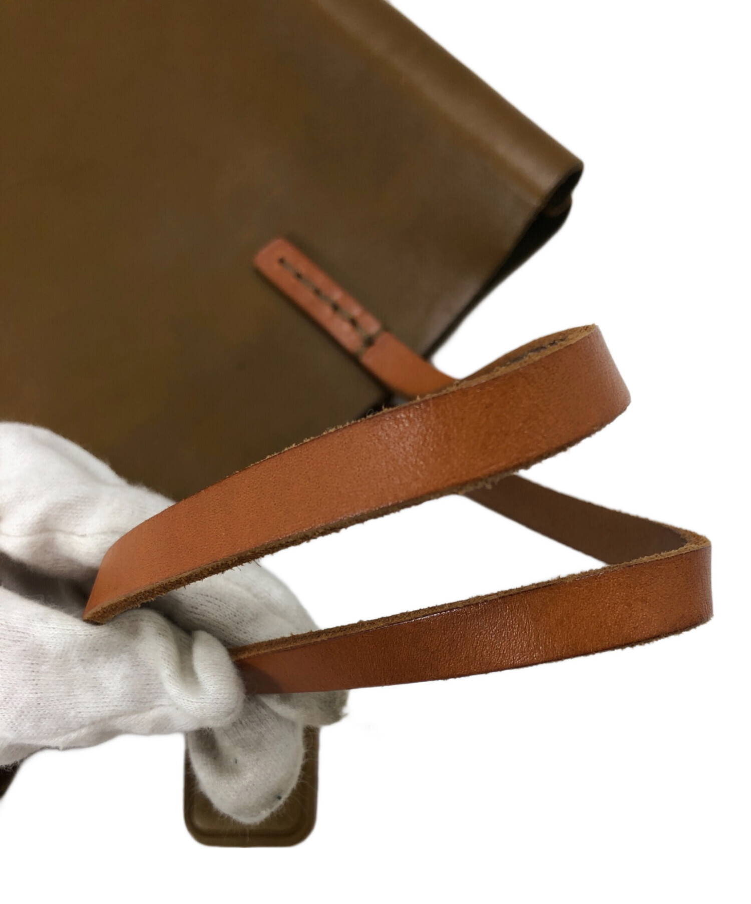 中古・古着通販】Herz (ヘルツ) レザートートバッグ ブラウン