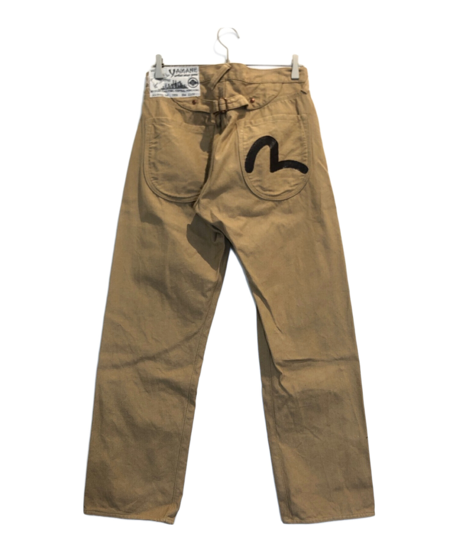中古・古着通販】YAMANE (ヤマネ) カモメペイントデニムパンツ