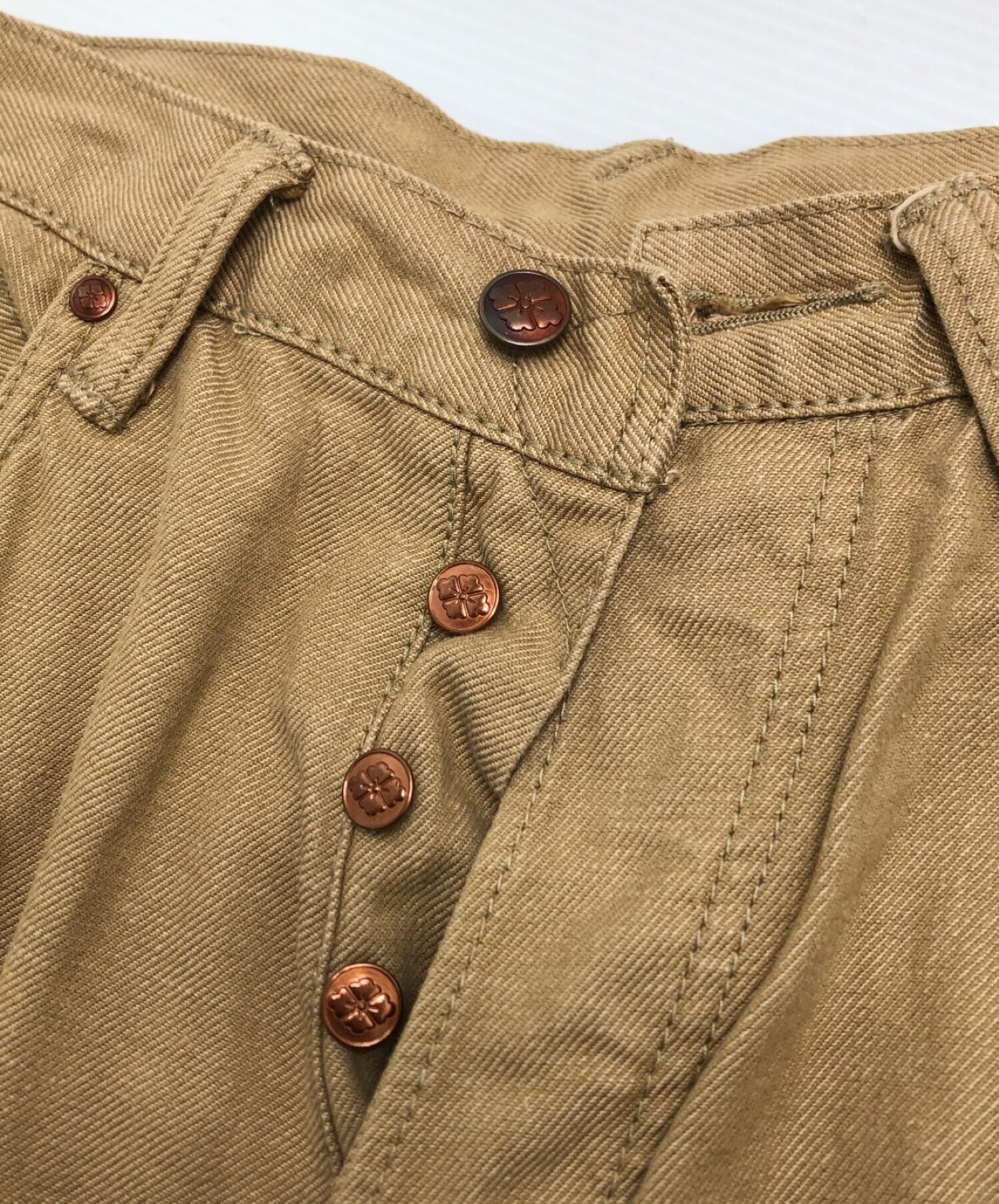 中古・古着通販】YAMANE (ヤマネ) カモメペイントデニムパンツ