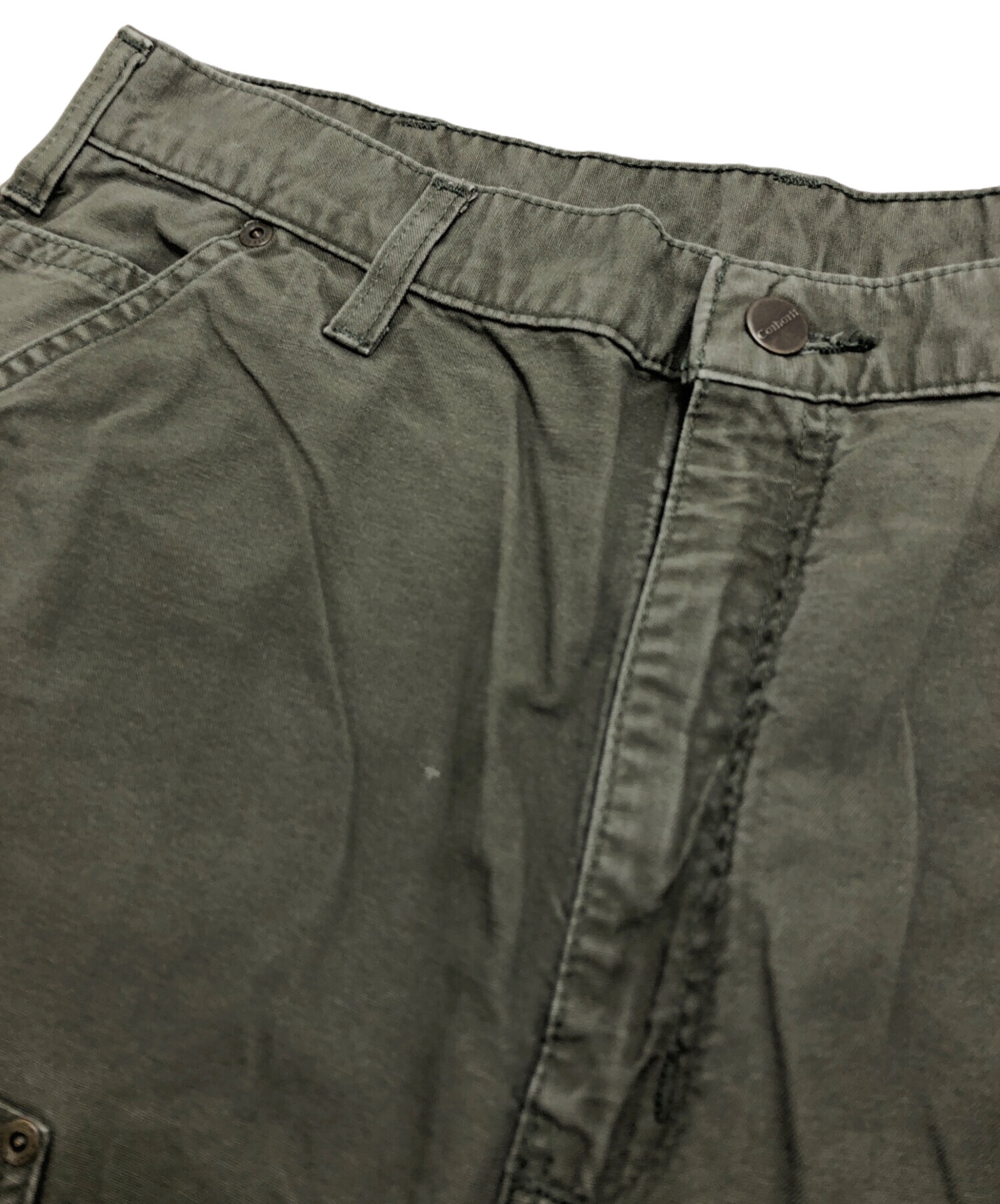 中古・古着通販】CarHartt (カーハート) ダブルニーパンツ グリーン