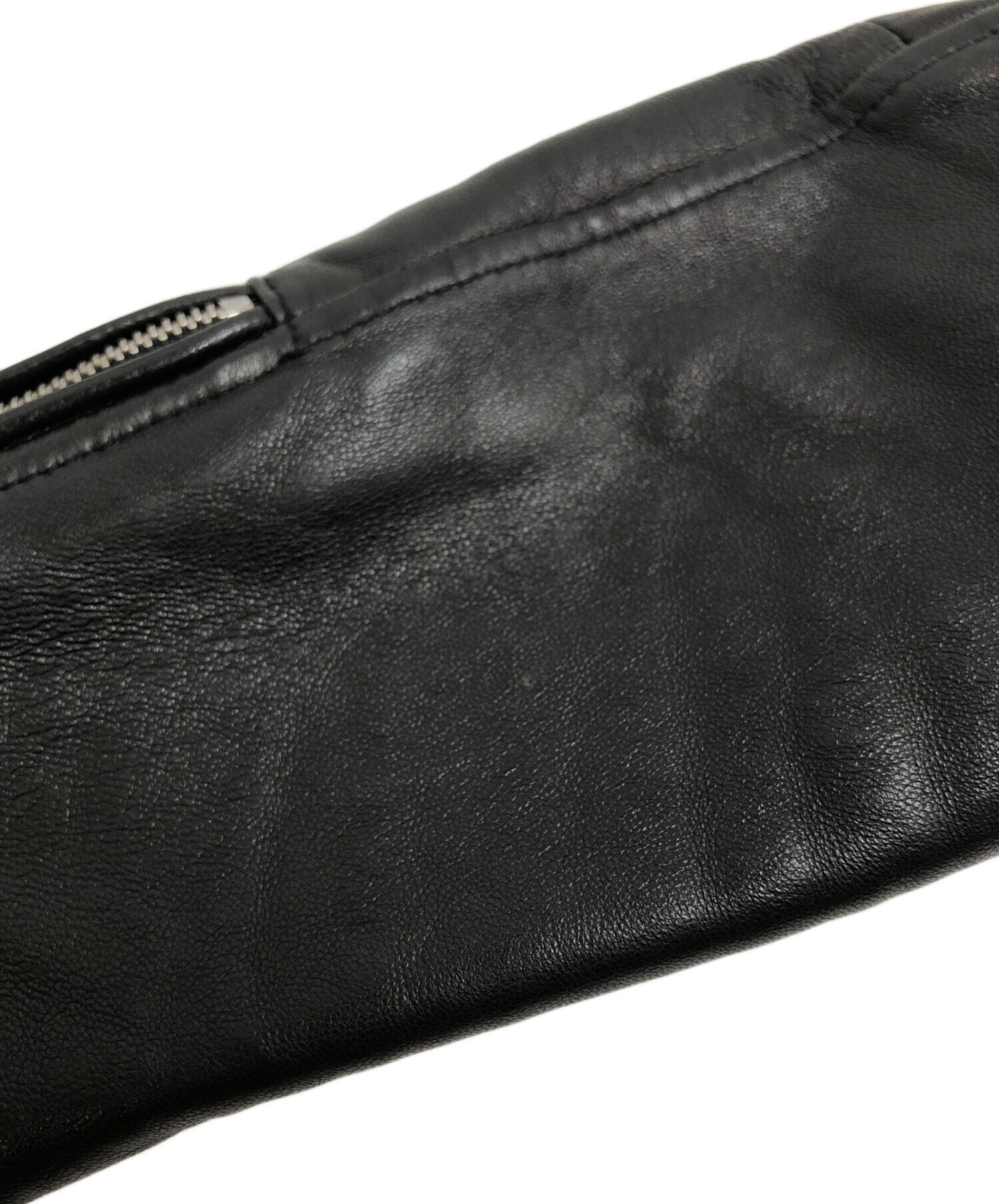 中古・古着通販】HARE (ハレ) ラムレザーシングルライダースジャケット