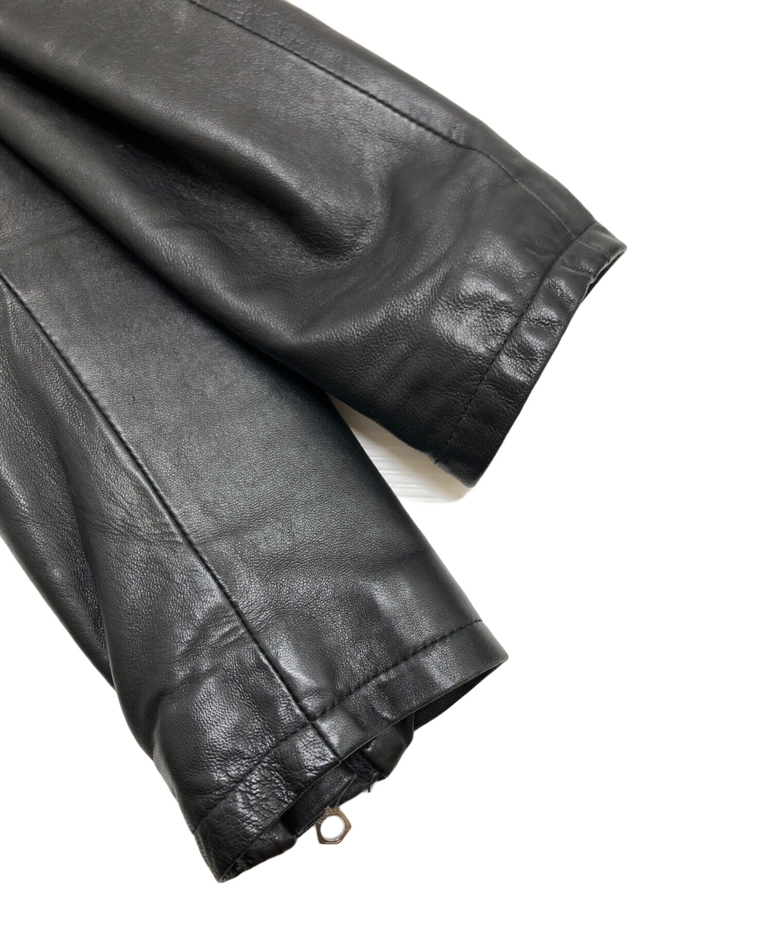 中古・古着通販】HARE (ハレ) ラムレザーシングルライダースジャケット