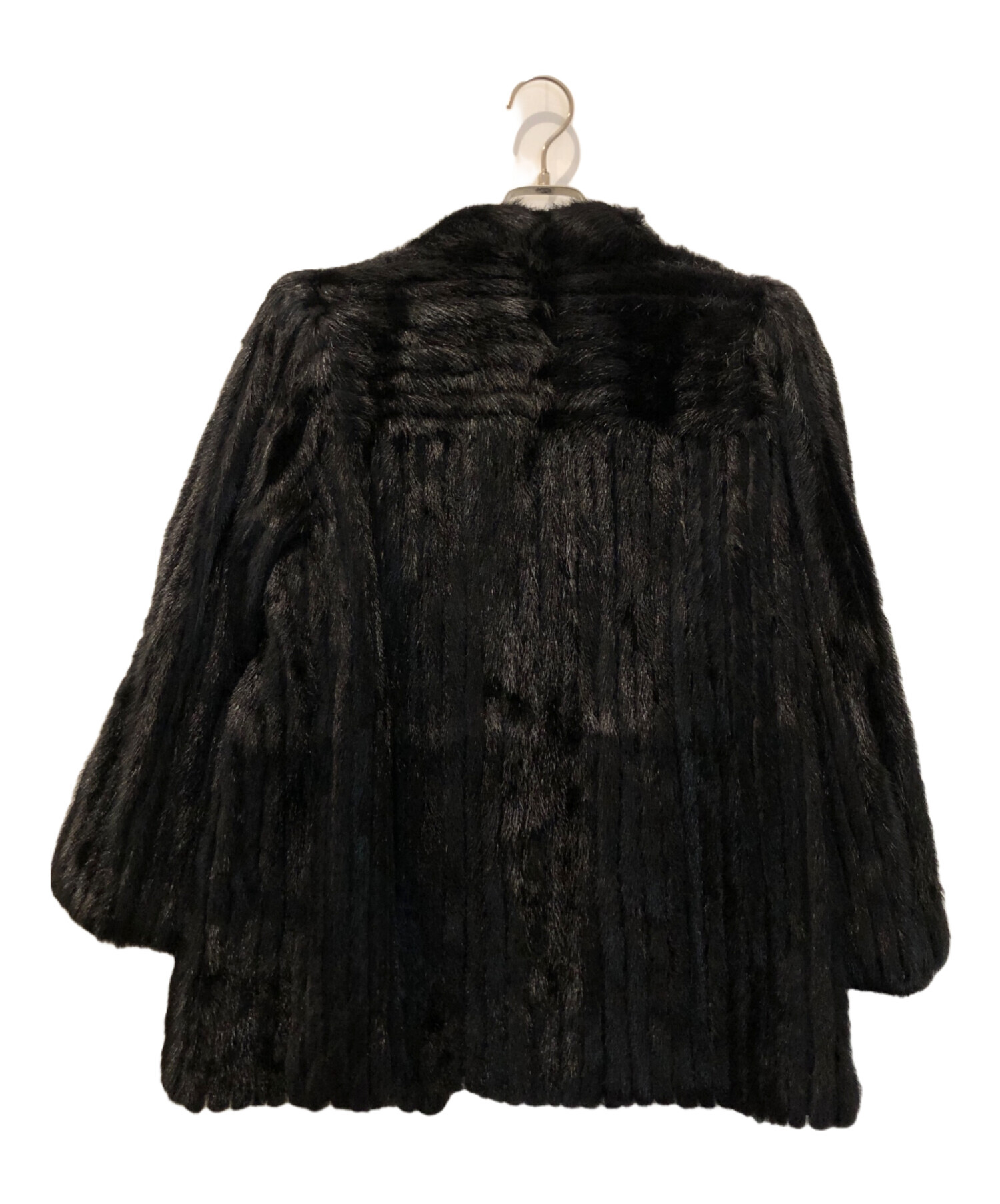 中古・古着通販】SAGA MINK (サガミンク) ファーコート ブラック