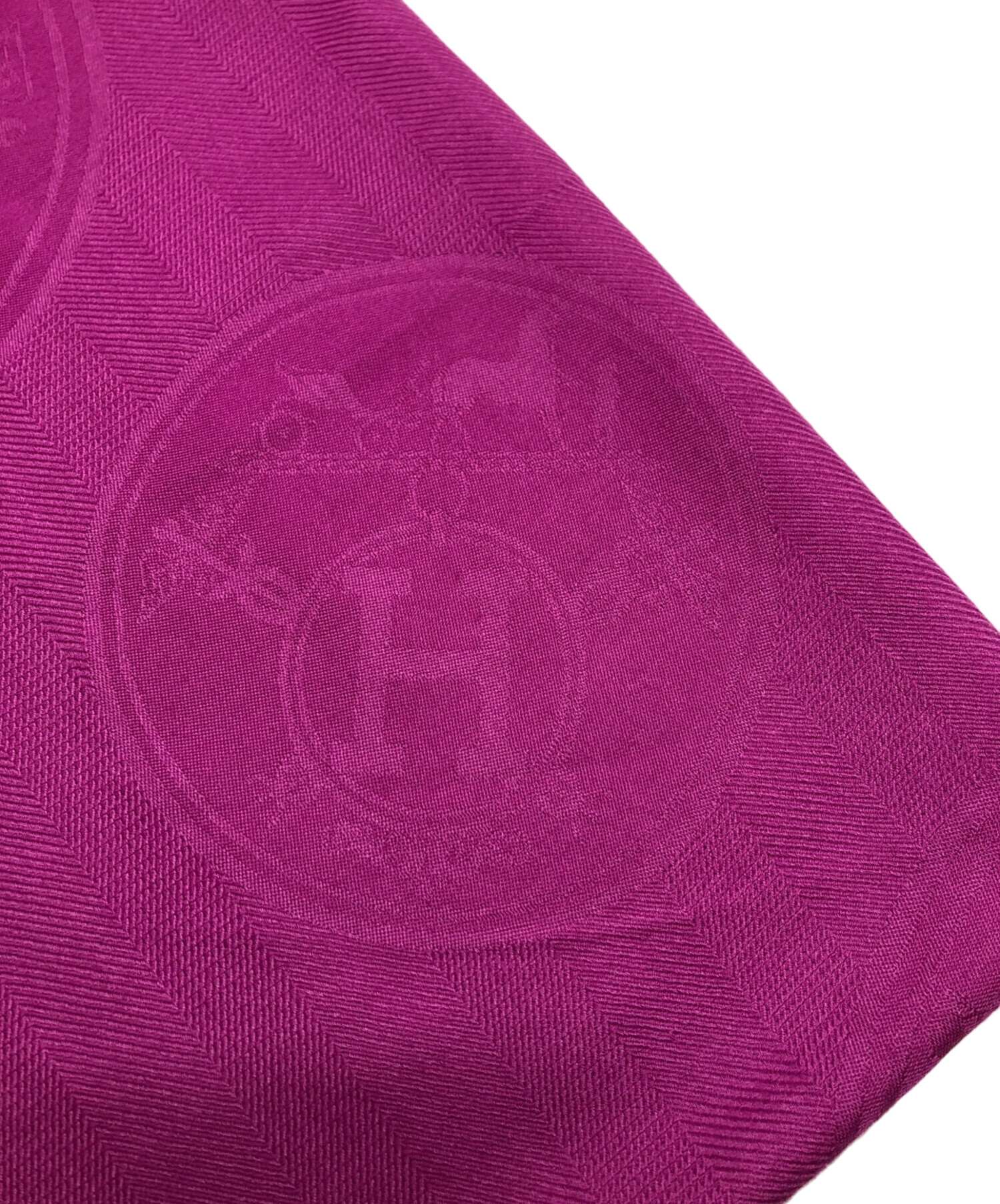 中古・古着通販】HERMES (エルメス) カシミヤシルクストール ピンク