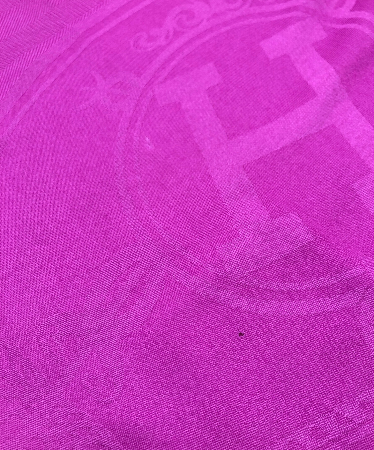 中古・古着通販】HERMES (エルメス) カシミヤシルクストール ピンク