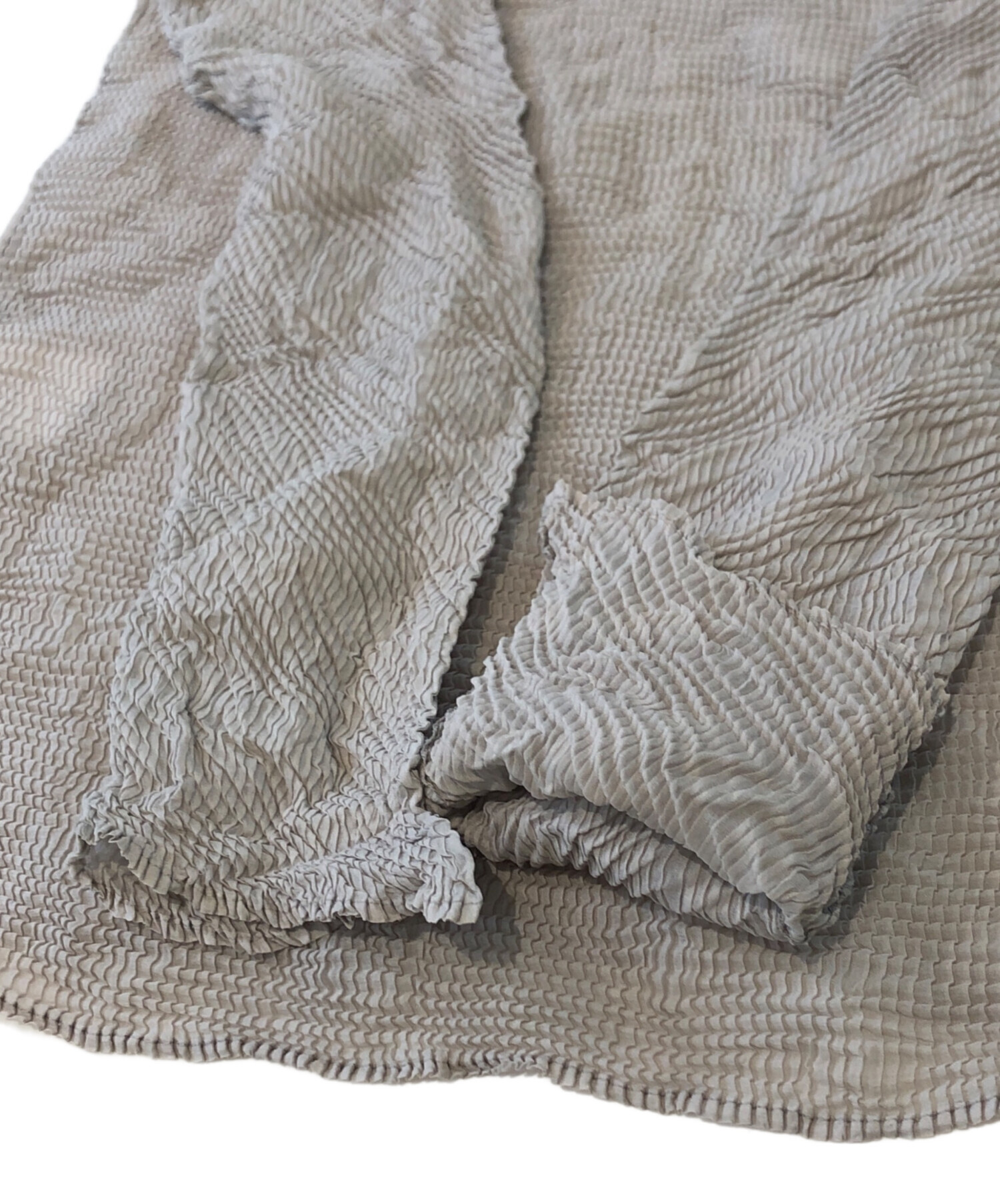 1　イッセイミヤケ　柄カットソー　Mサイズ 中古・古着通販】ISSEY MIYAKE (イッセイミヤケ) デザインカットソー