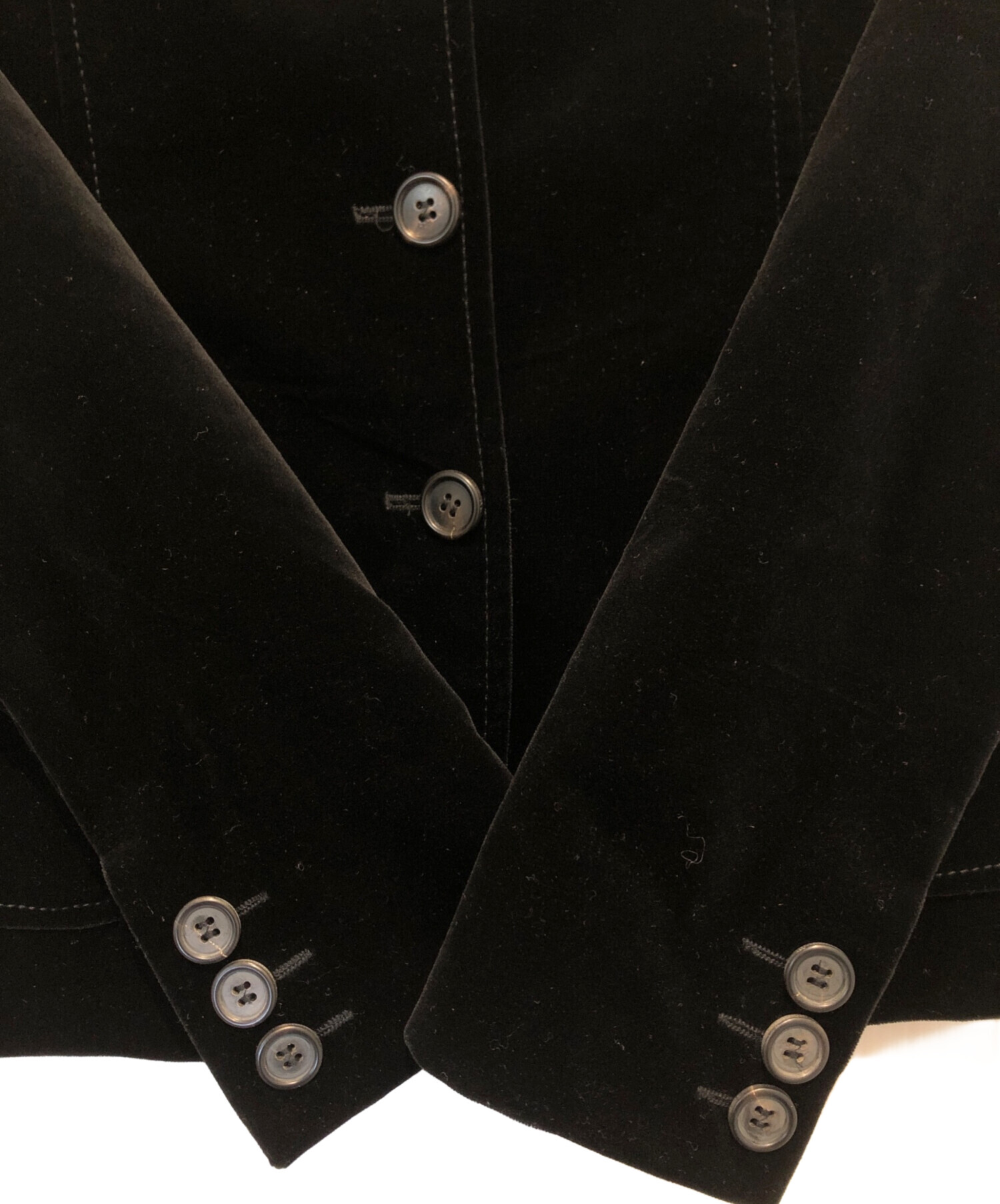 中古・古着通販】MIU MIU (ミュウミュウ) ベロアテーラードジャケット