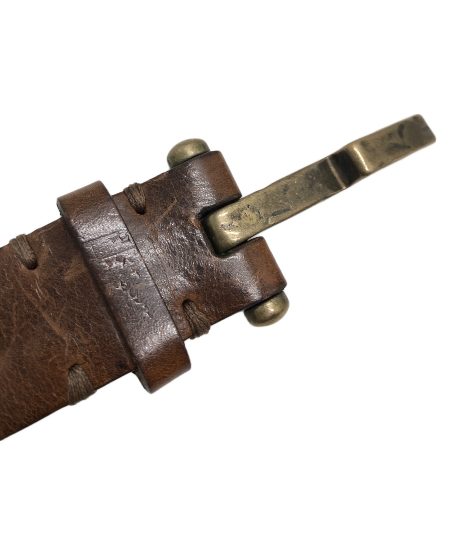 【美品/付属品完備】ブルネロクチネリ レザー ベルト スエード ベージュ系 中古・古着通販】BRUNELLO CUCINELLI (ブルネロクチネリ) レザーベルト