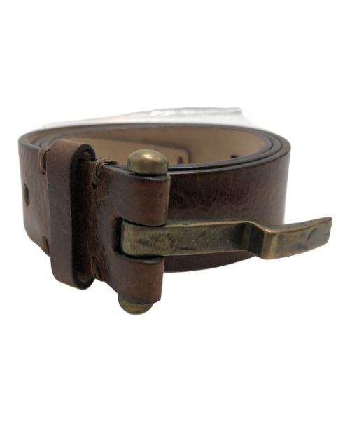 【未使用級】BRUNELLO CUCINELLI スエード　ベルト モニーレ 中古・古着通販】BRUNELLO CUCINELLI (ブルネロクチネリ) レザーベルト