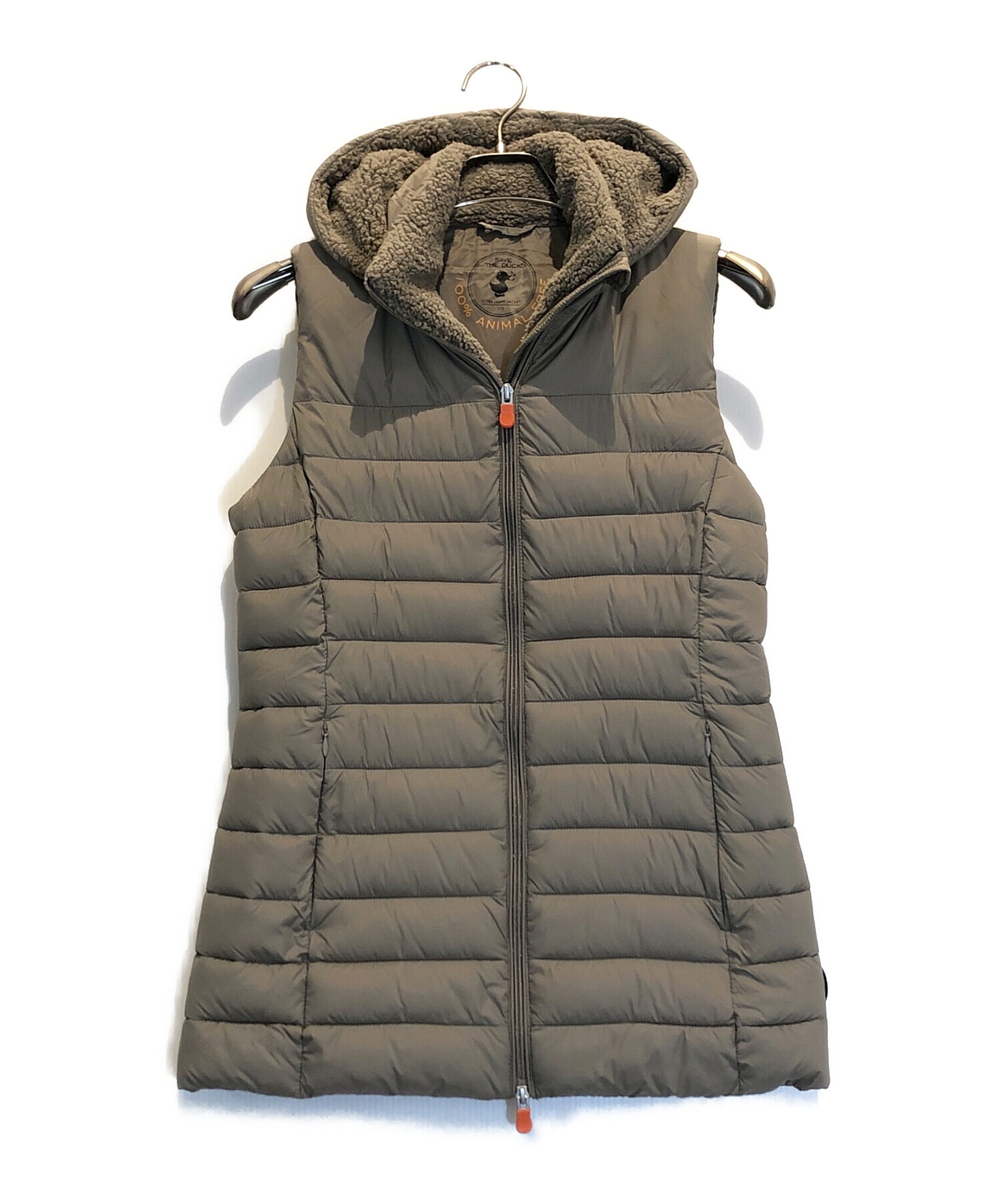 古布ロングベスト 中古・古着通販】save the duck (セイブ ザ ダック) 中綿ロングベスト