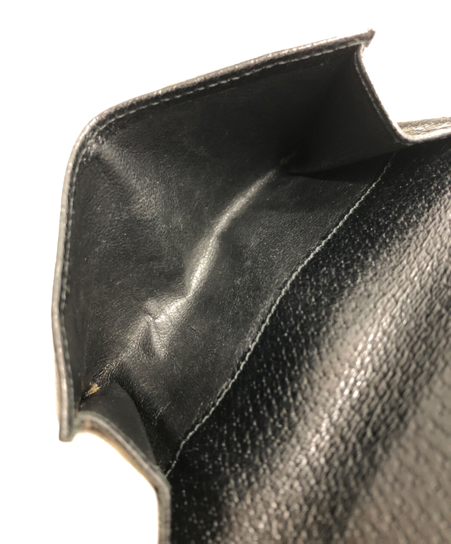 中古・古着通販】GUCCI (グッチ) 2つ折り財布 ブラック サイズ:表記
