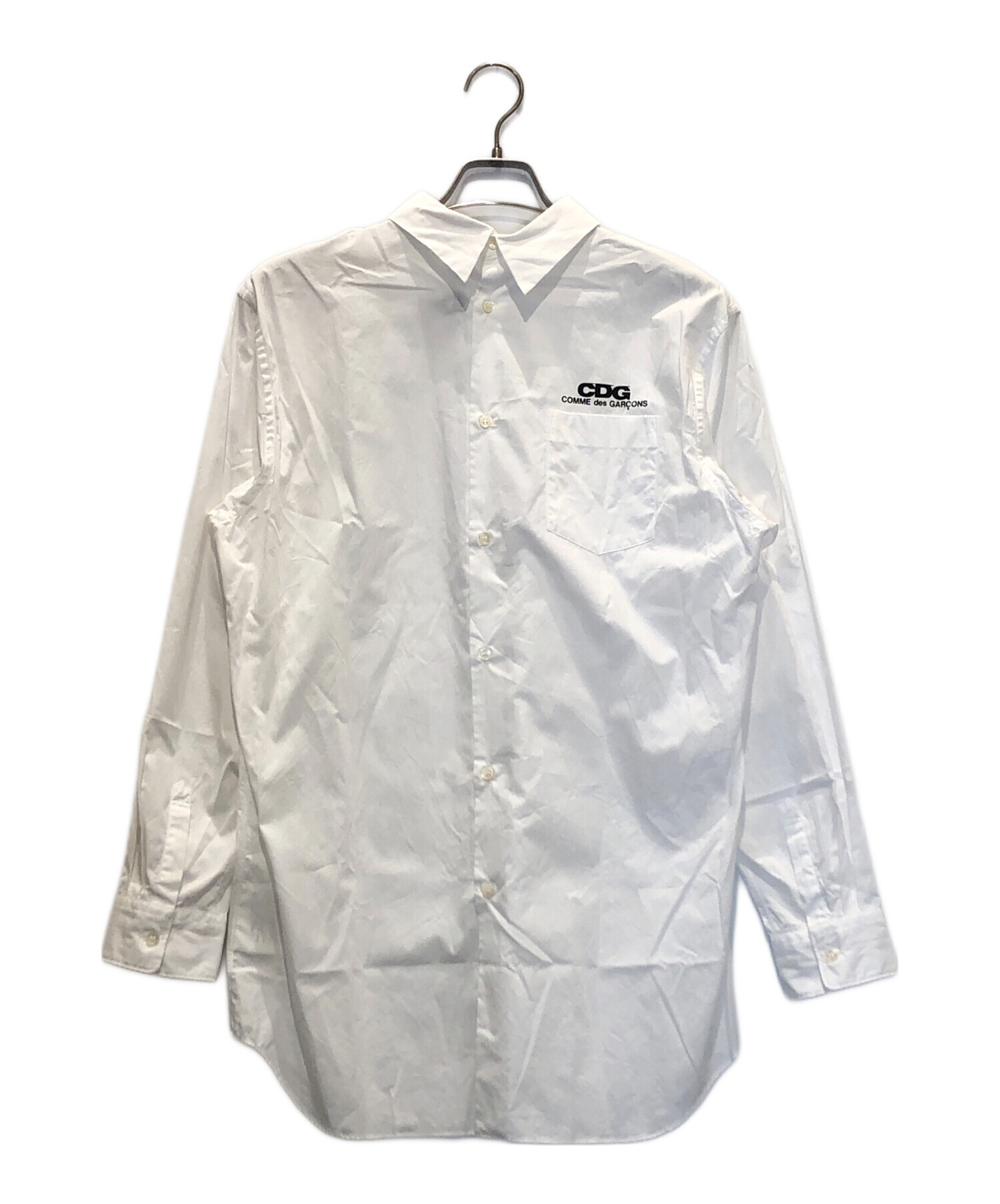 中古・古着通販】CDG (シーディージー) BACK TO FRONT SHIRT ホワイト