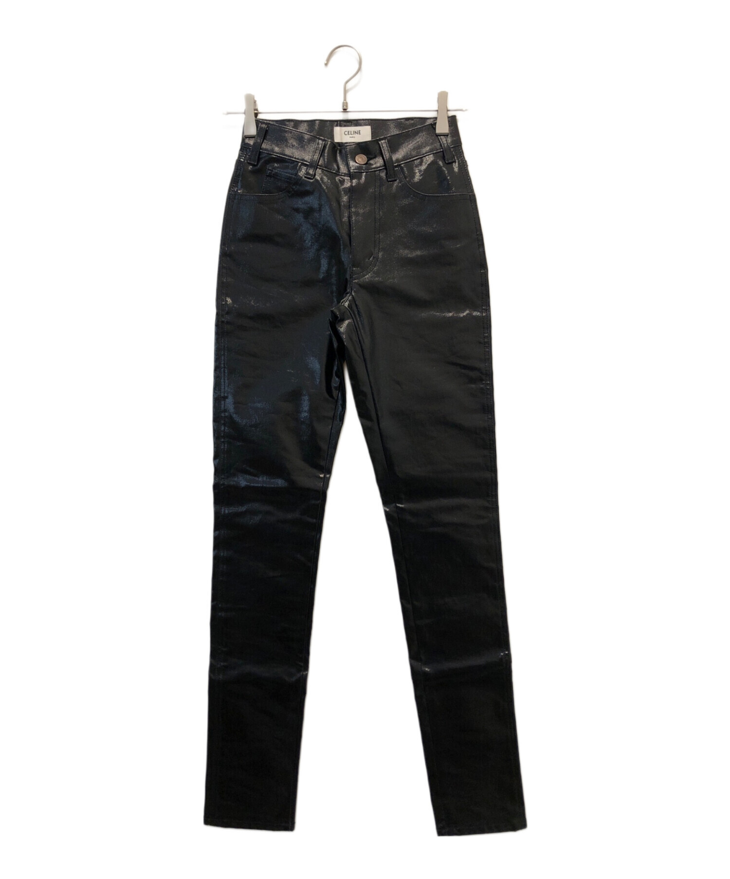 中古・古着通販】CELINE (セリーヌ) パテント調スキニーパンツ