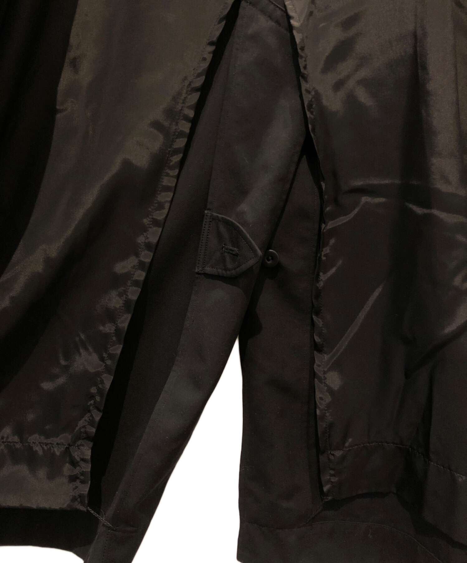 中古・古着通販】ISSEY MIYAKE (イッセイミヤケ) イカコート ブラック