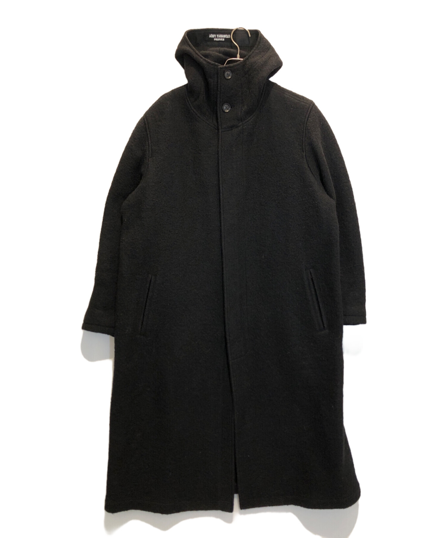 ヨウジヤマモトプールオム フーデッドコート ジャケット 中古・古着通販】Yohji Yamamoto pour homme (ヨウジヤマモト
