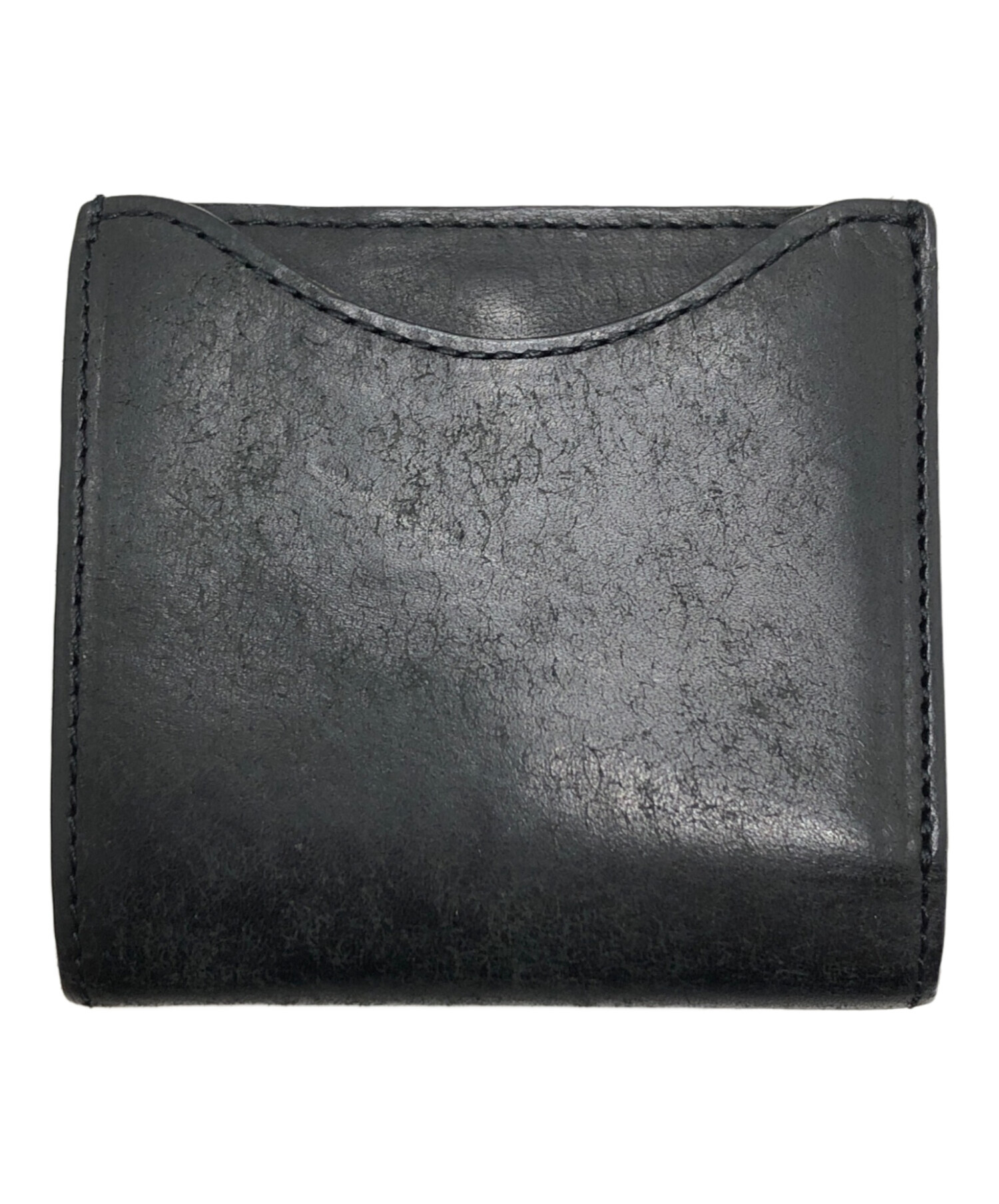 BEER BELLY 黒 二つ折り財布 中古・古着通販】BEER BELLY (ビアベリー) 2つ折り財布 ブラック