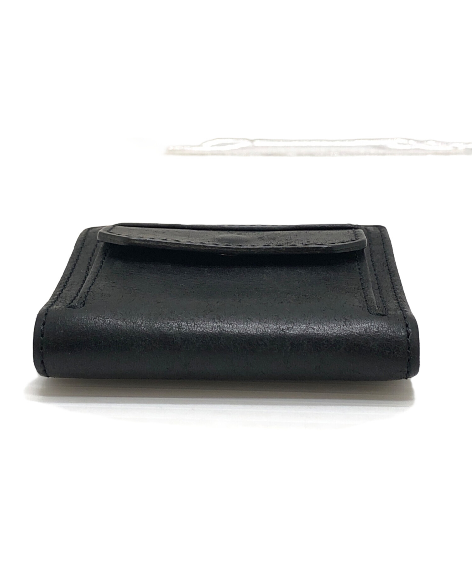 BEERBELLY (ブラック) 二つ折り財布　黒 中古・古着通販】BEER BELLY (ビアベリー) 2つ折り財布 ブラック