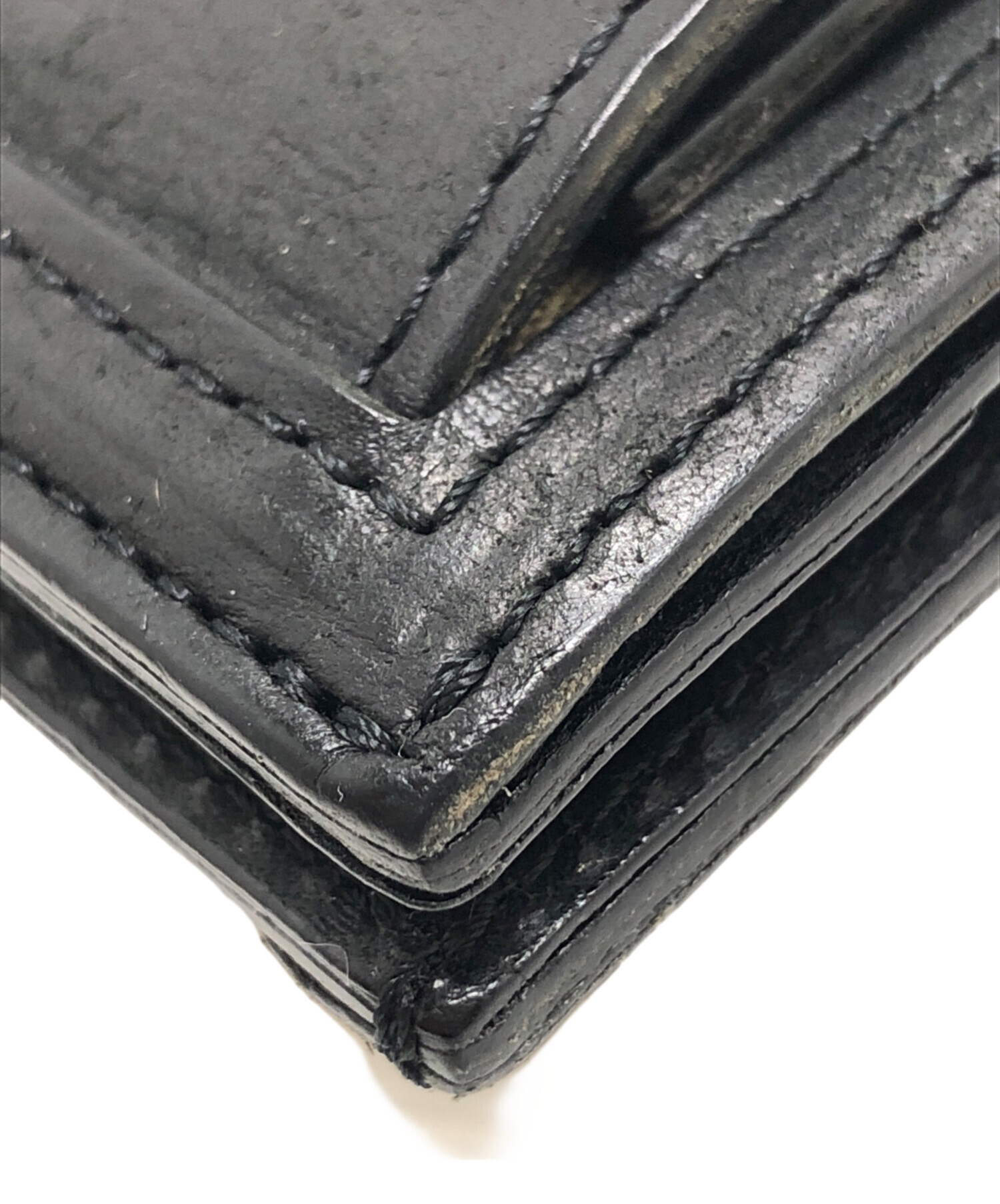 中古・古着通販】BEER BELLY (ビアベリー) 2つ折り財布 ブラック