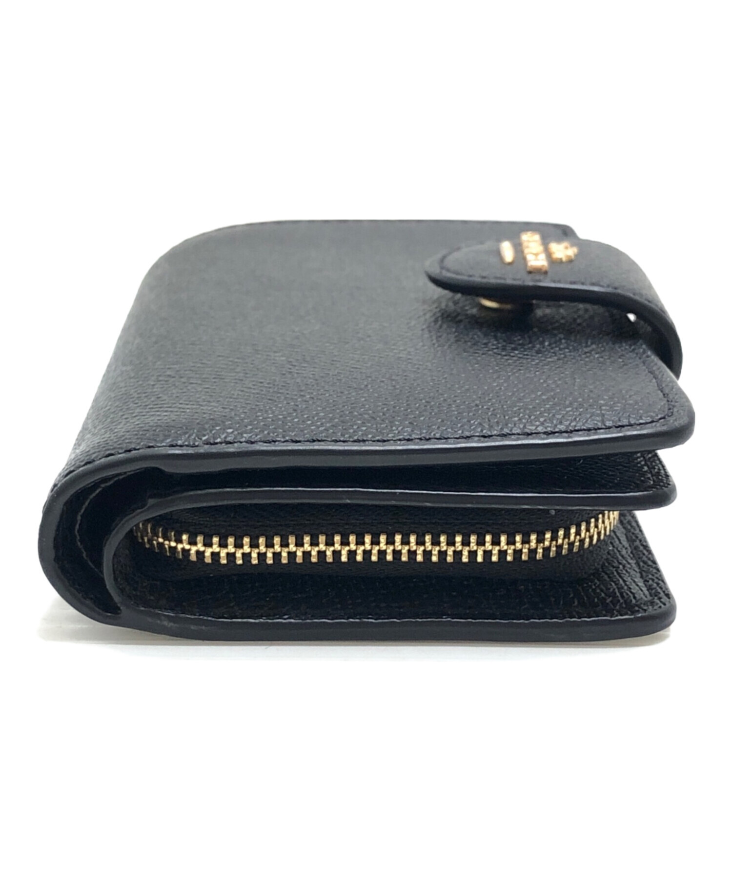 中古・古着通販】COACH (コーチ) 2つ折り財布 ブラック サイズ:表記