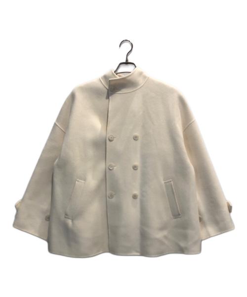 中古・古着通販】deres (デレス) short triangle coat アイボリー