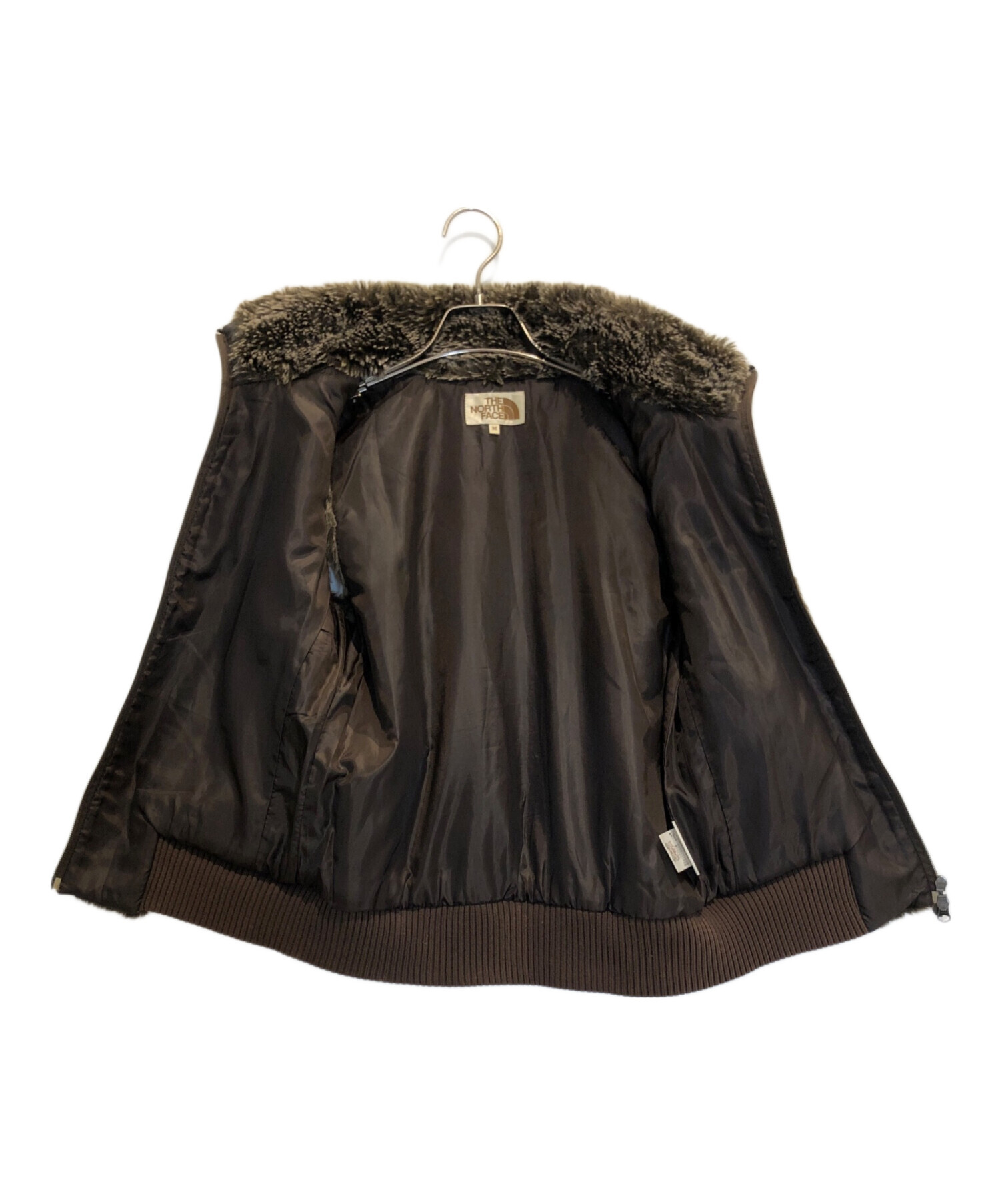 美品 THE NORTH FACE ザ･ノース･フェイス 茶タグ パイル ベスト ジャケット ATW40854 サイズM ブラウン レディース 古着 中古 USED 中古・古着通販】THE NORTH FACE (ザ ノース フェイス) フェイクファー