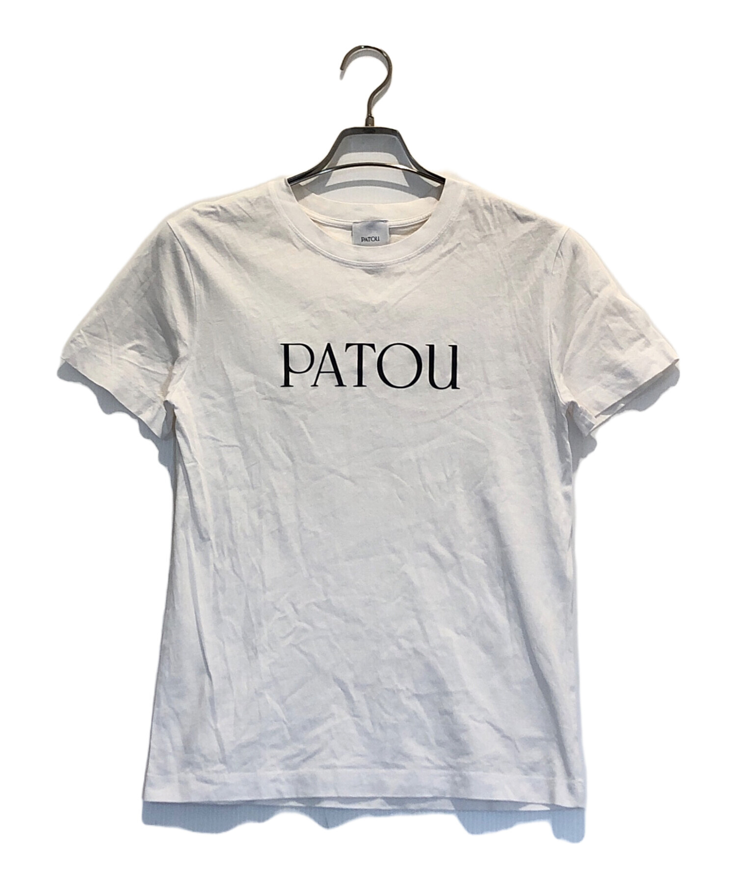 中古・古着通販】patou (パトゥ) Tシャツ ホワイト サイズ:XS