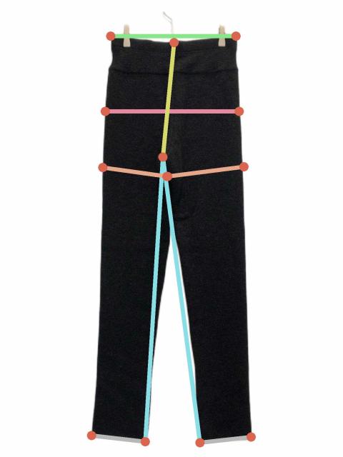 中古・古着通販】BEARDSLEY (ビアズリー) パイルニットパンツ ブラック