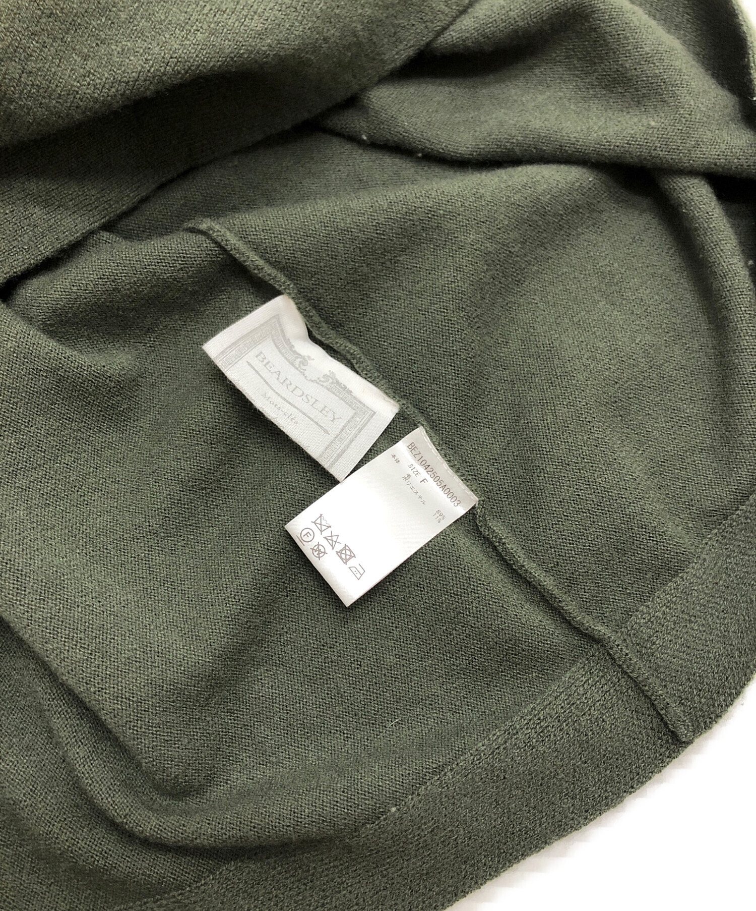 中古・古着通販】BEARDSLEY (ビアズリー) ビッグニットタートルネック