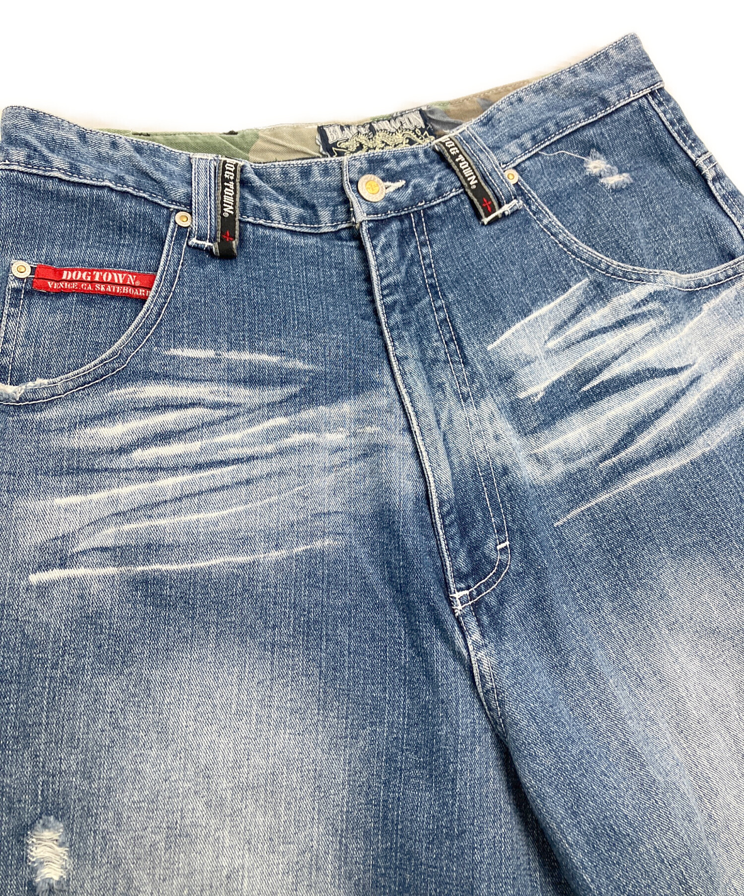 中古・古着通販】DOG TOWN (ドッグ タウン) デニムパンツ インディゴ