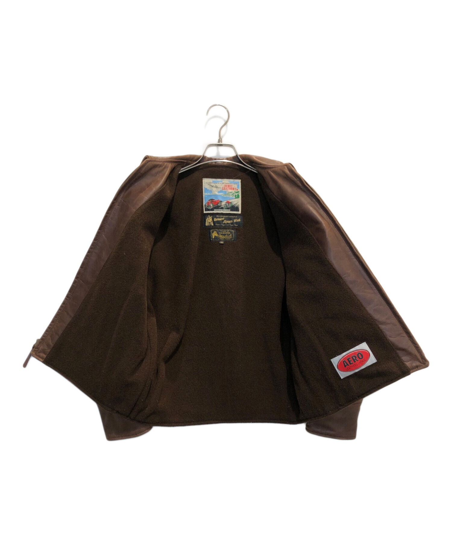 中古・古着通販】Aero LEATHER (エアロレザー) ハーフベルテッド