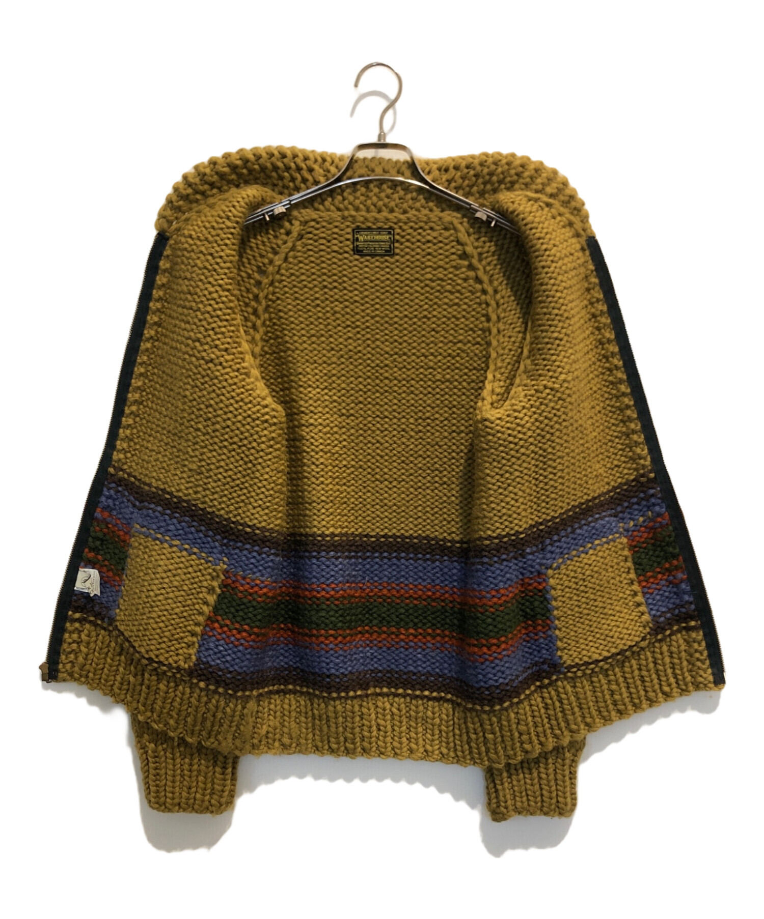 中古・古着通販】WAREHOUSE (ウエアハウス) カウチンニット