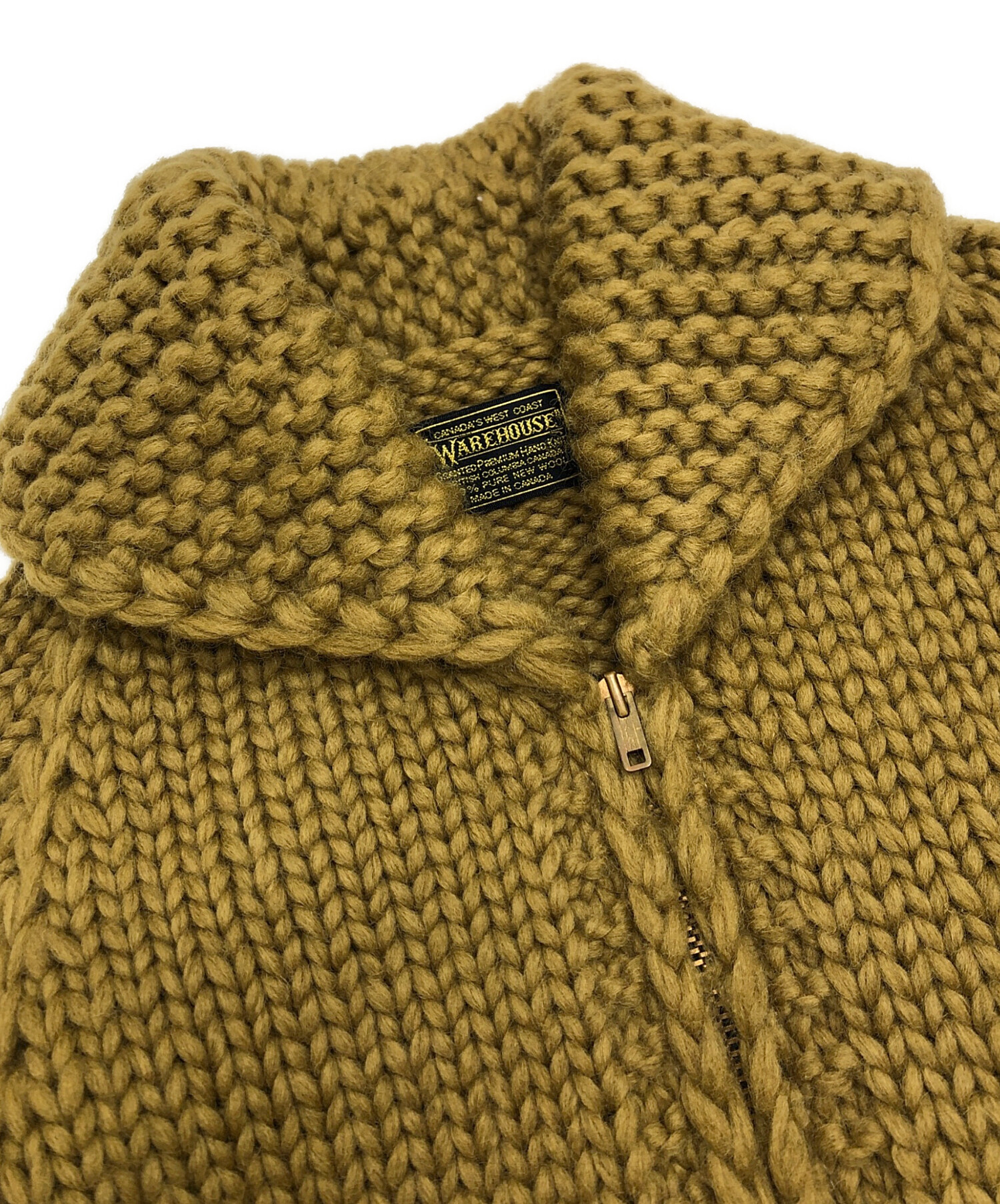 中古・古着通販】WAREHOUSE (ウエアハウス) カウチンニット